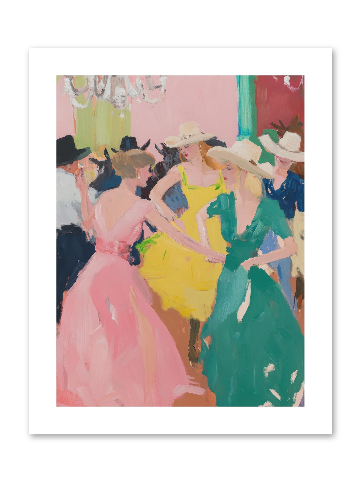 Two-Step Twilight -- Loose Canvas Print 9x12