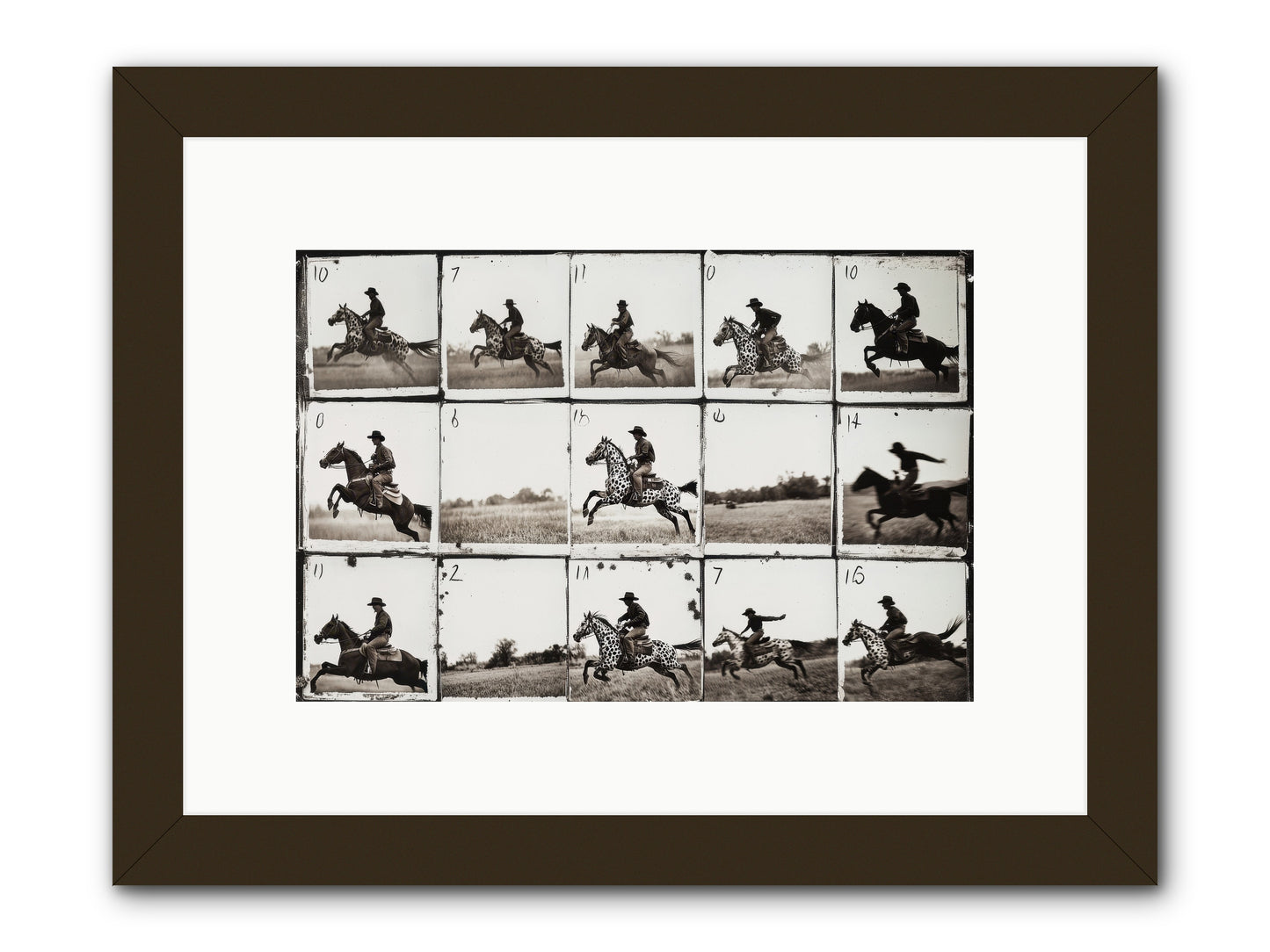Unbridled Spirit -- Framed Print - Black 12x8