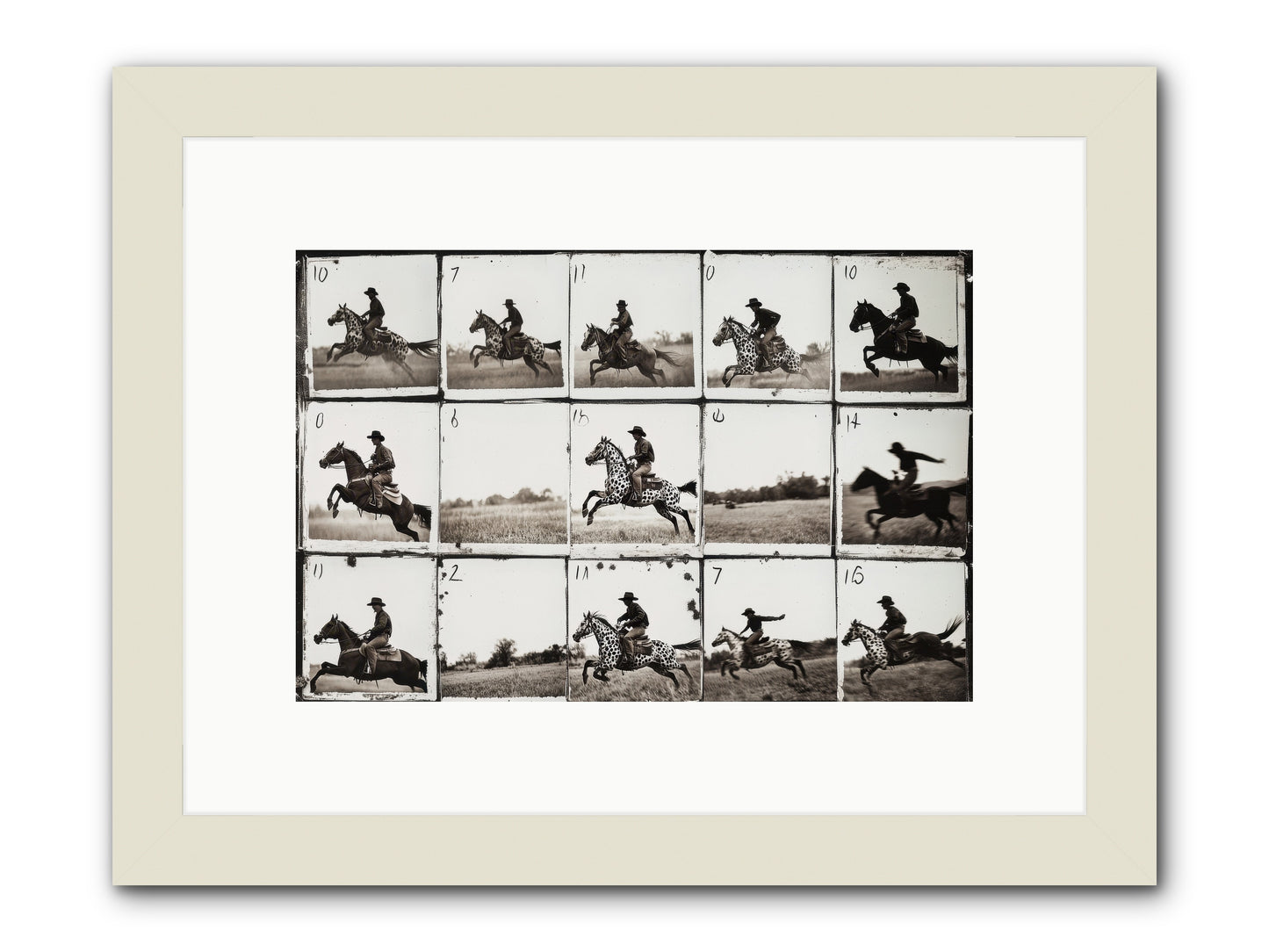 Unbridled Spirit -- Framed Print - White 12x8
