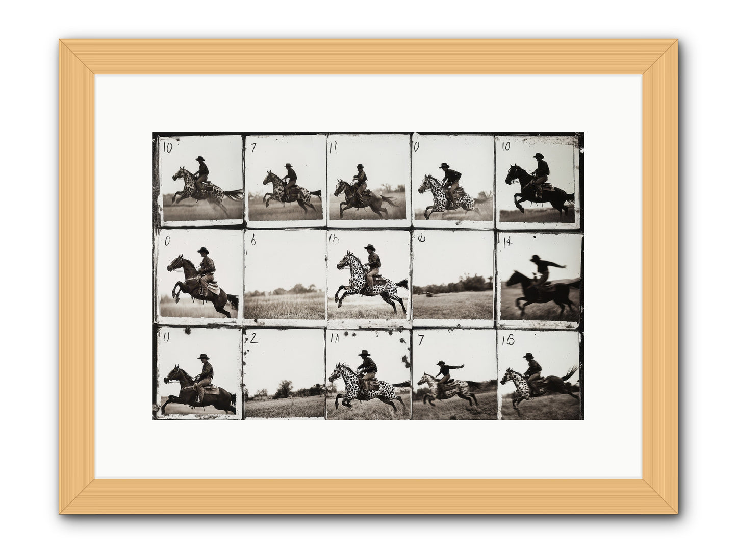 Unbridled Spirit -- Framed Print - Natural 15x10