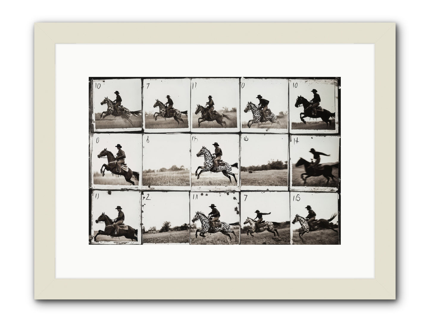 Unbridled Spirit -- Framed Print - White 15x10