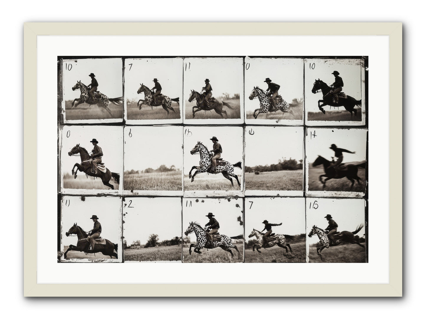 Unbridled Spirit -- Framed Print - White 30x20