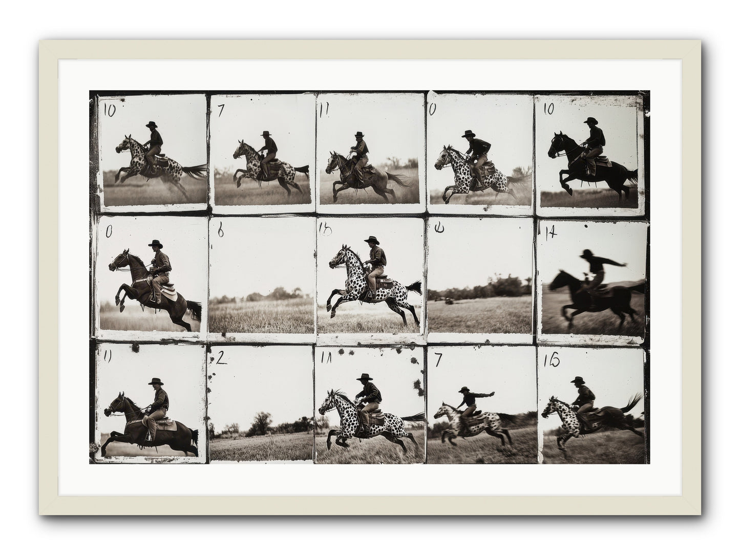 Unbridled Spirit -- Framed Print - White 36x24