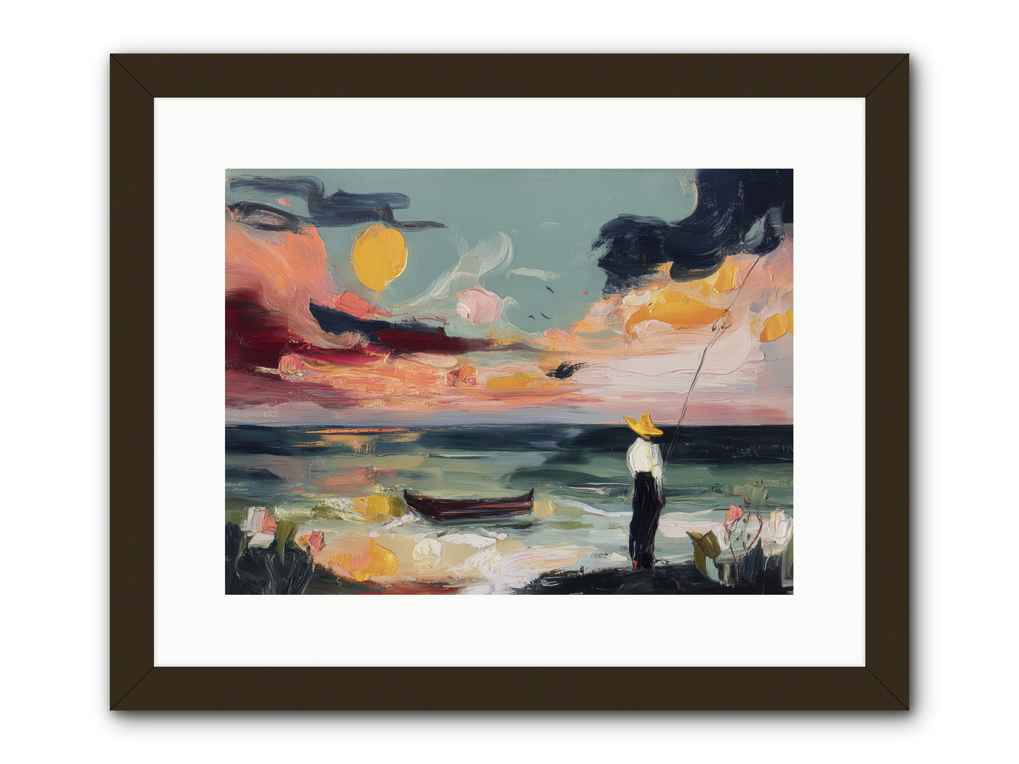 Uncharted Paradise -- Framed Print - Black 16x12