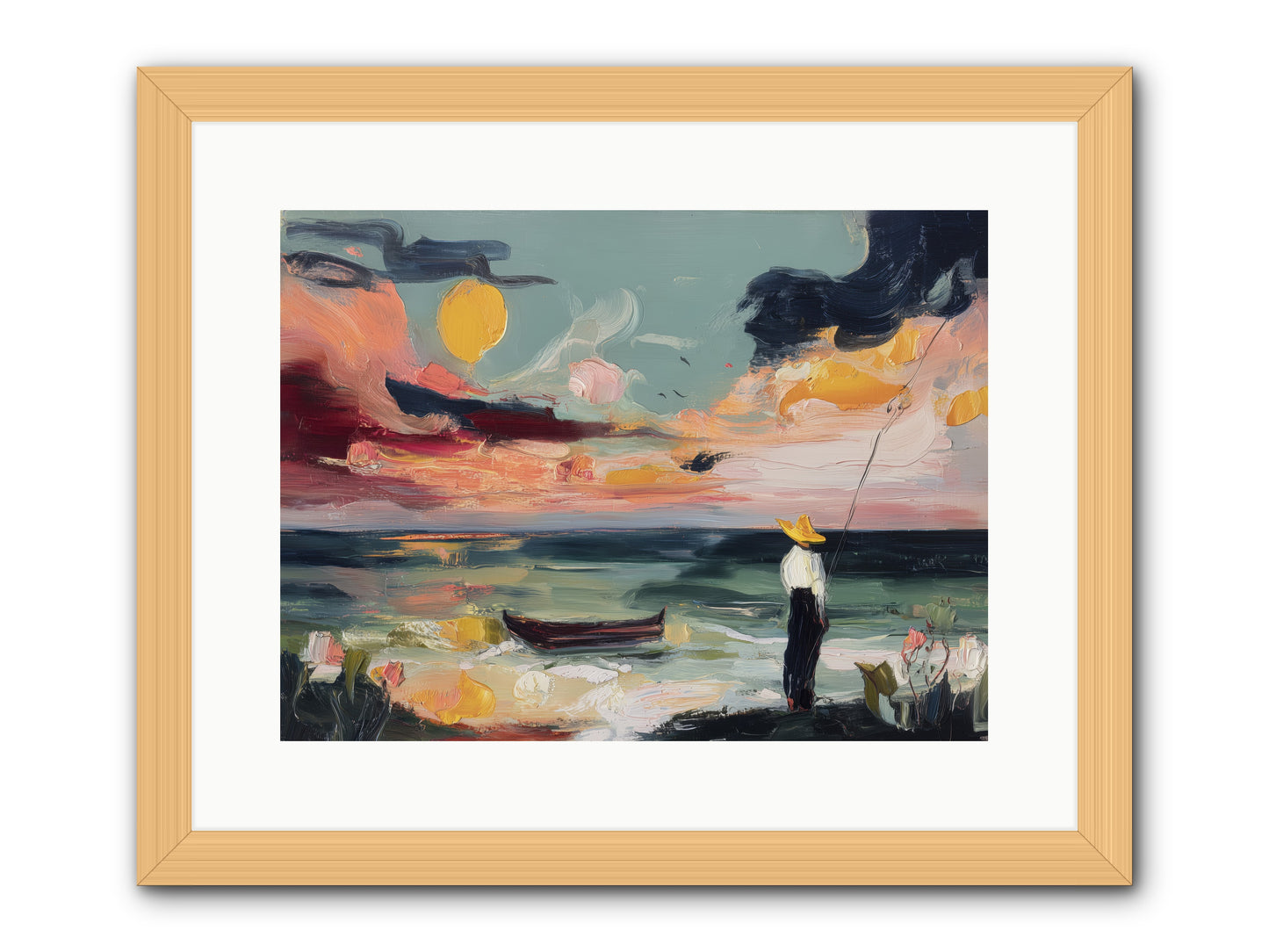 Uncharted Paradise -- Framed Print - Natural 16x12