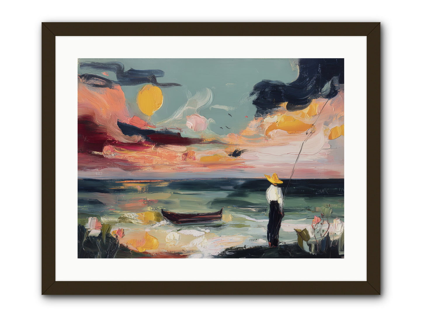 Uncharted Paradise -- Framed Print - Black 24x18