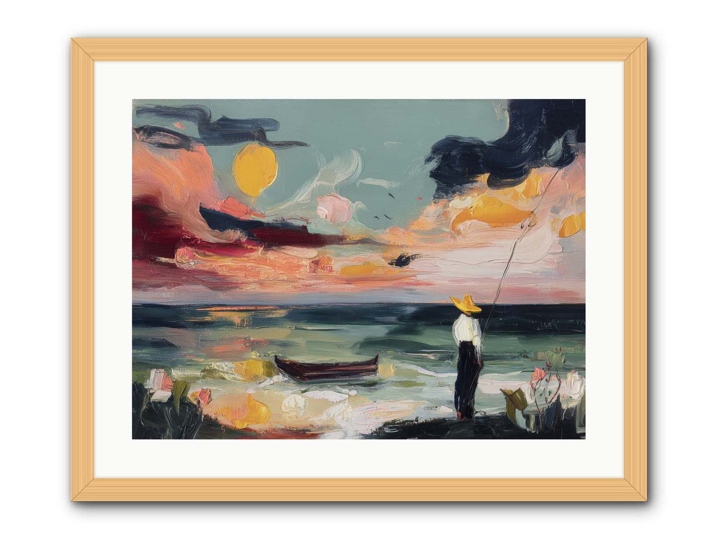 Uncharted Paradise -- Framed Print - Natural 24x18