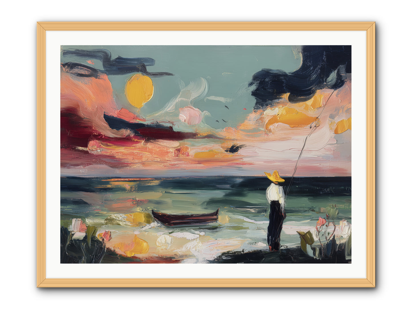 Uncharted Paradise -- Framed Print - Natural 40x30