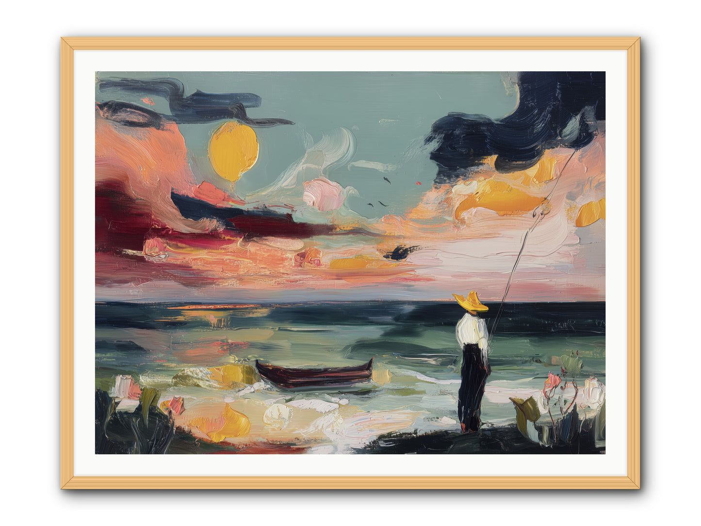 Uncharted Paradise -- Framed Print - Natural 48x36