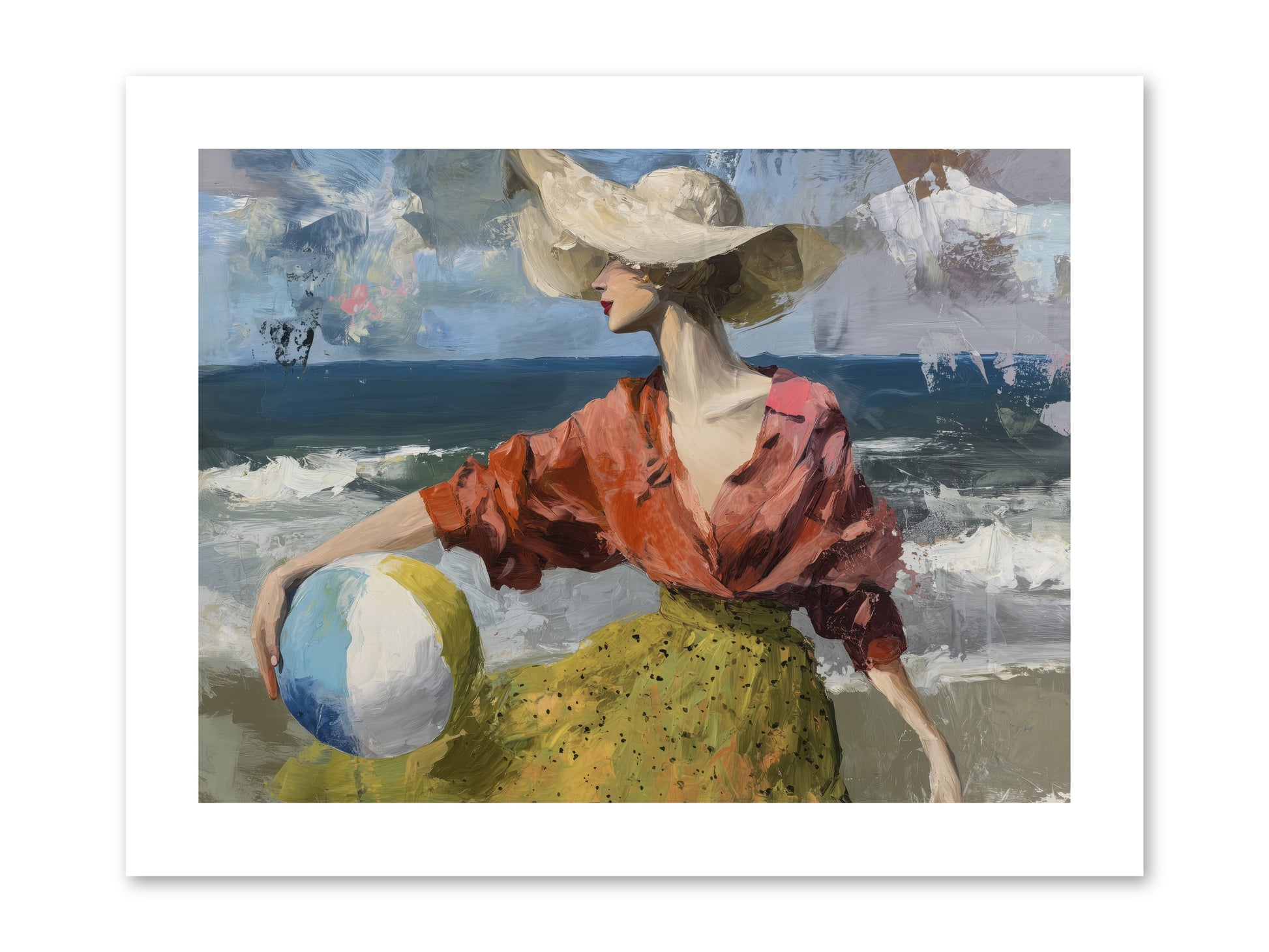 Under Gentle wind -- Paper Print 12x9