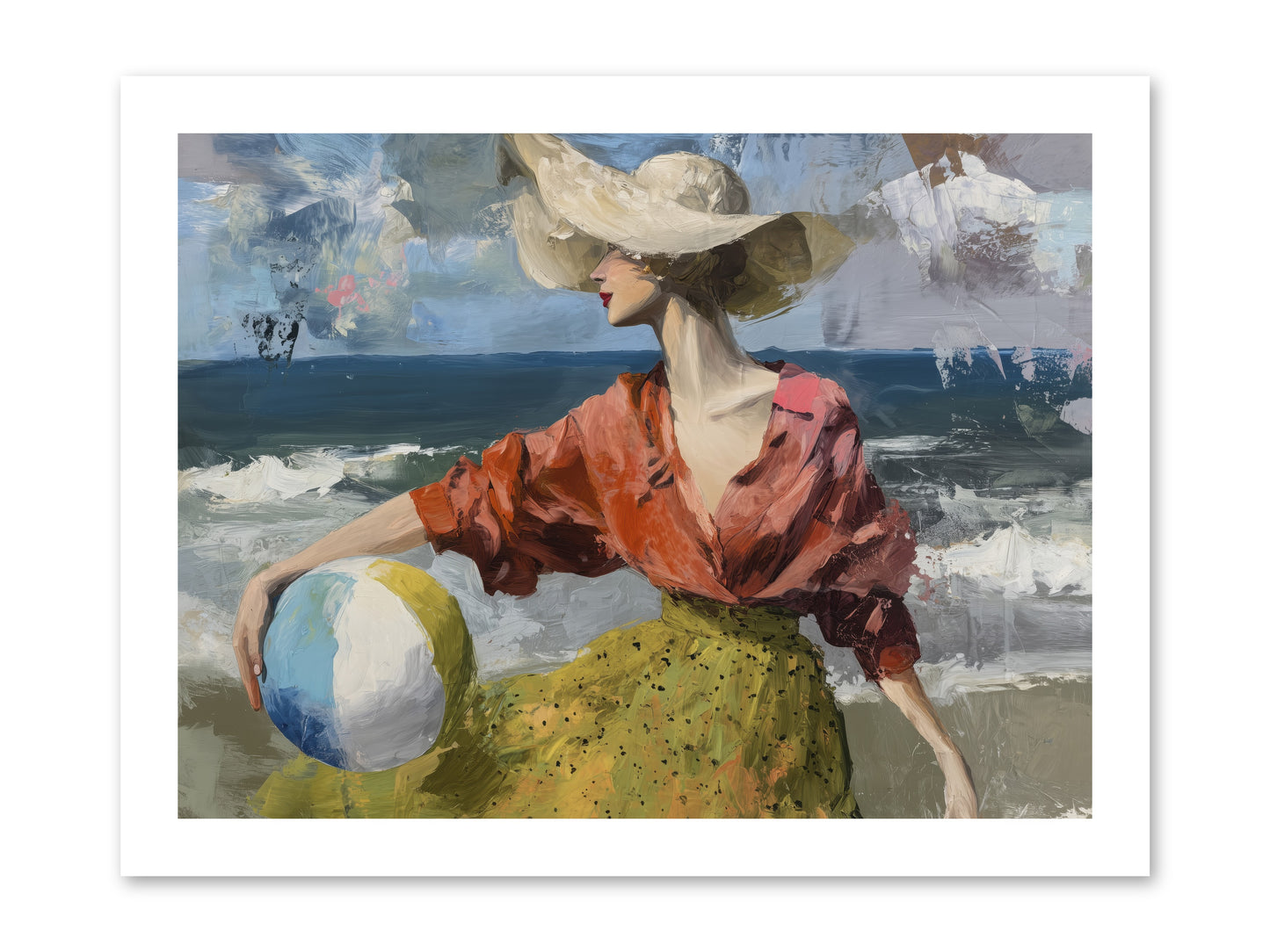 Under Gentle wind -- Loose Canvas Print 16x12