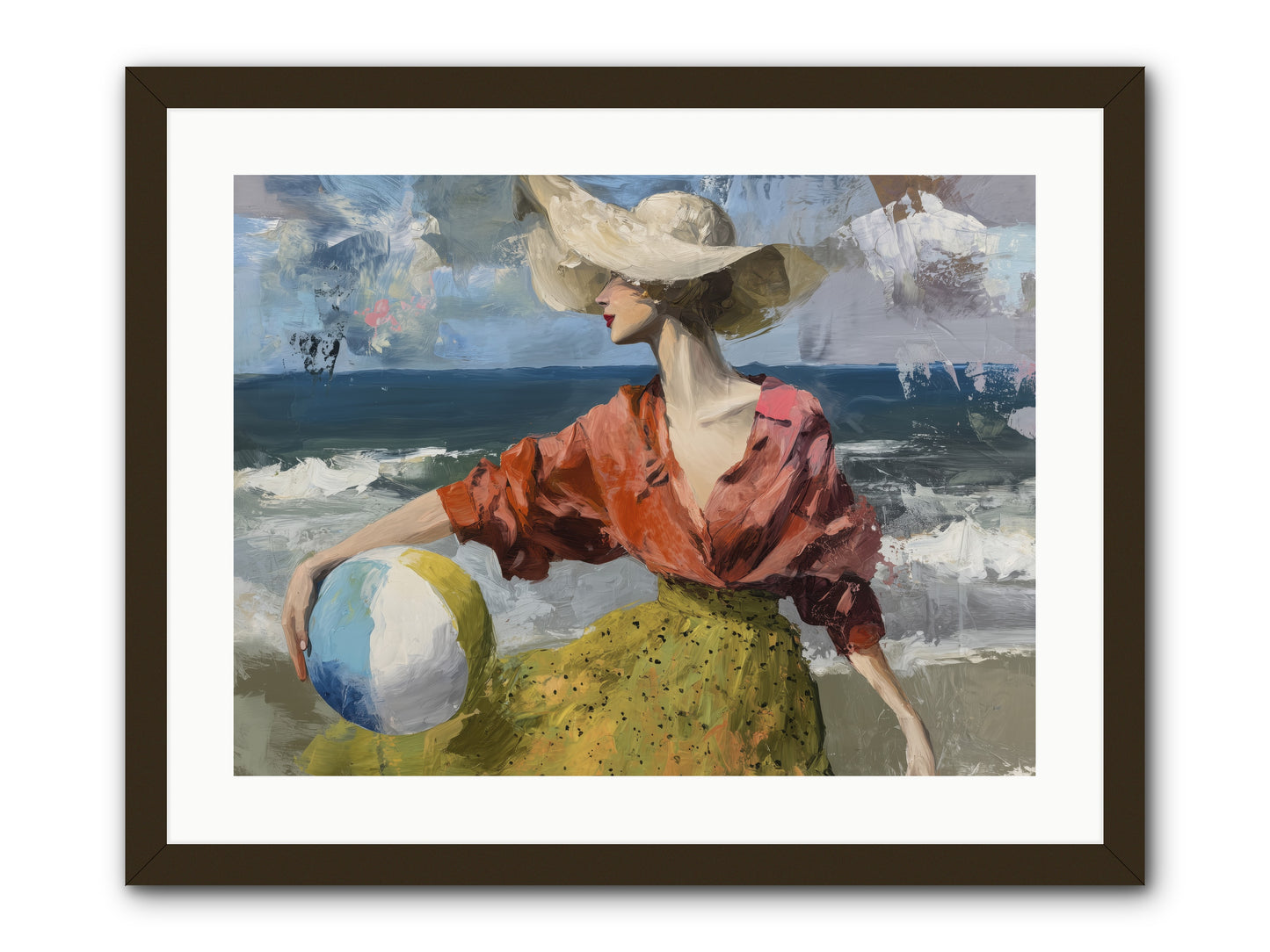 Under Gentle wind -- Framed Print - Black 24x18