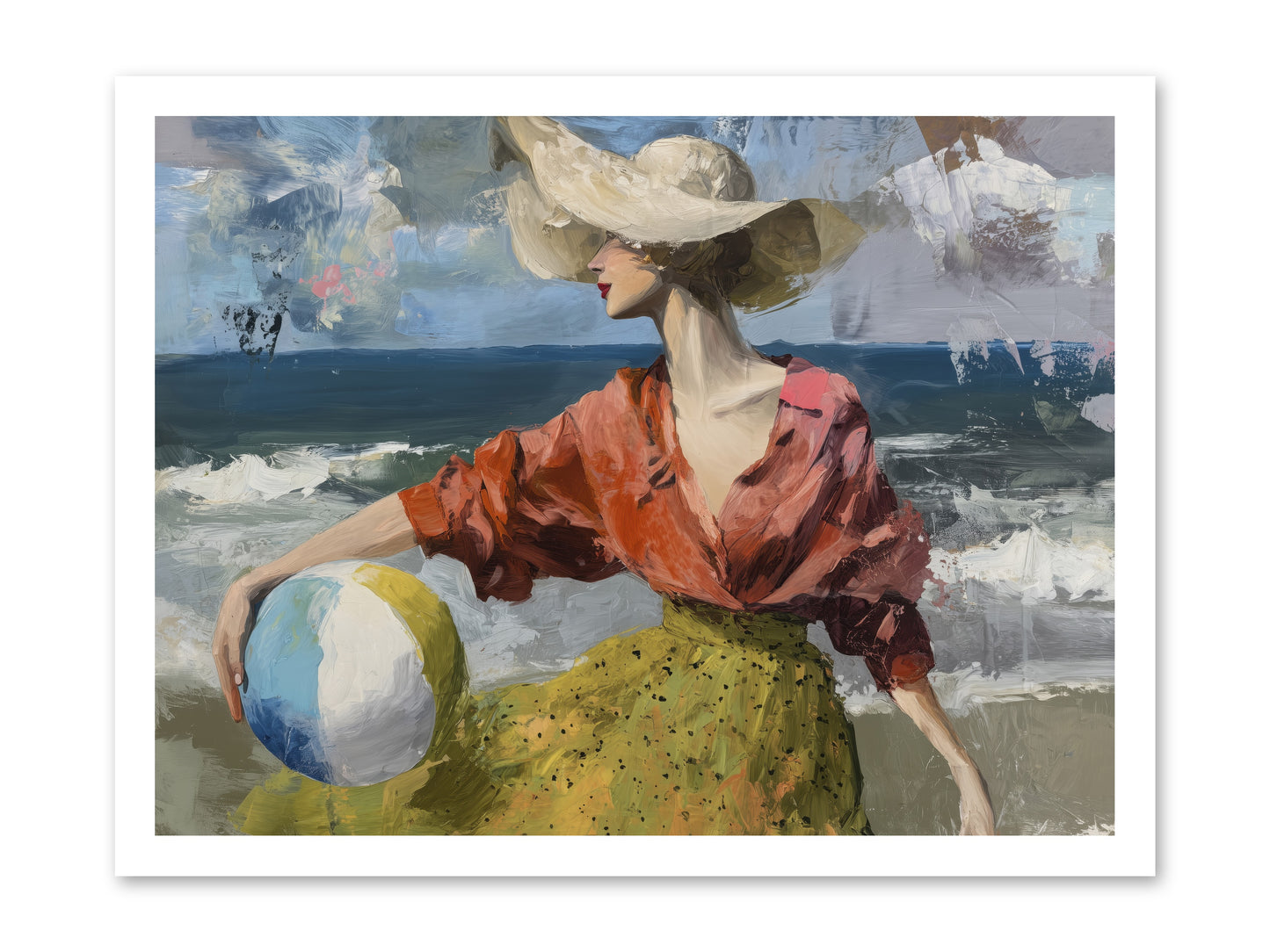 Under Gentle wind -- Loose Canvas Print 24x18