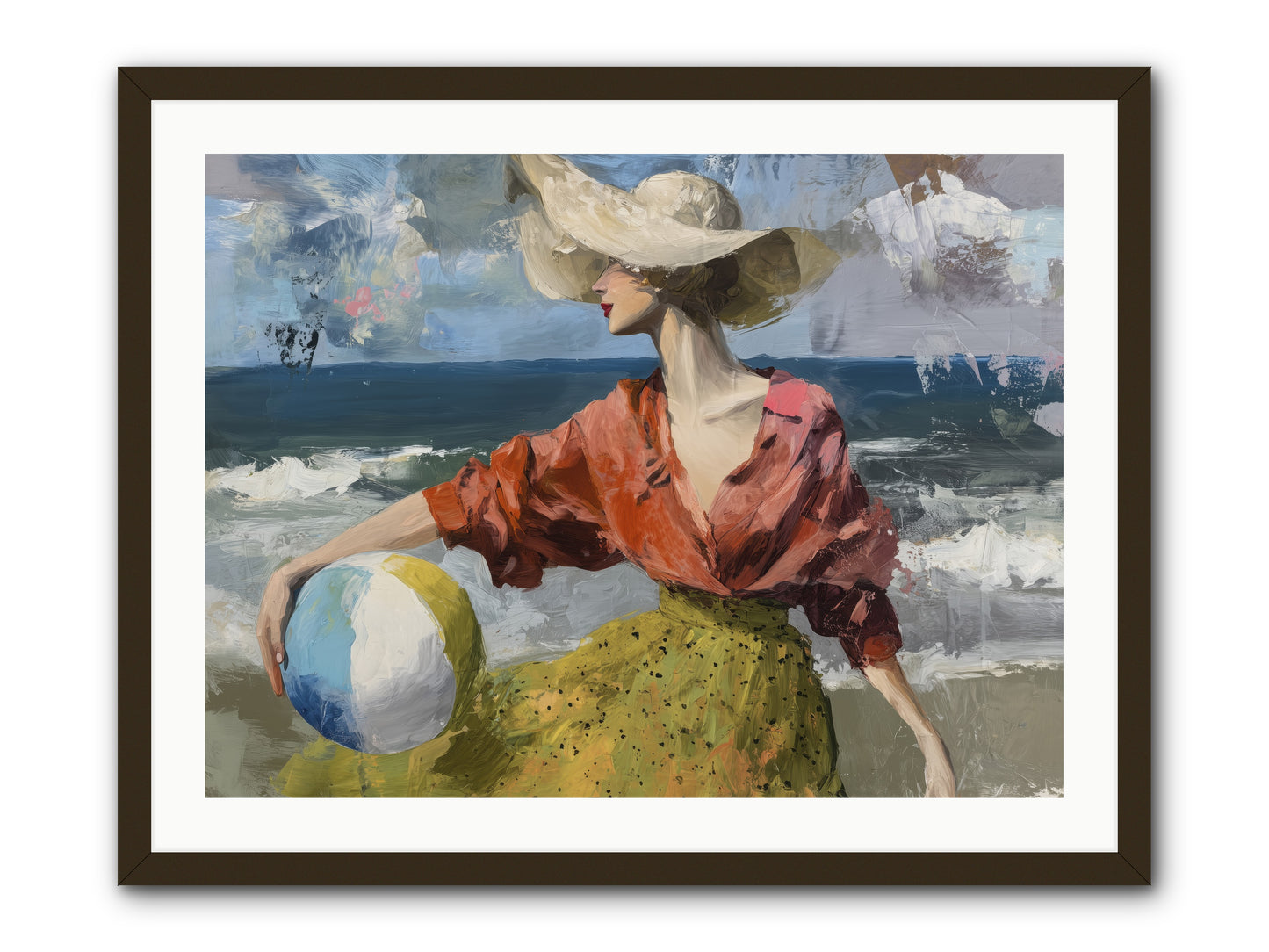Under Gentle wind -- Framed Print - Black 32x24