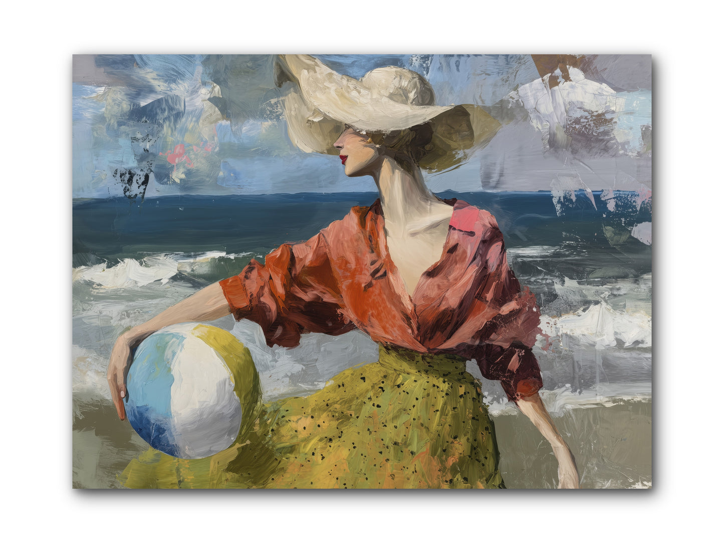 Under Gentle wind -- Wrapped Canvas 12x9