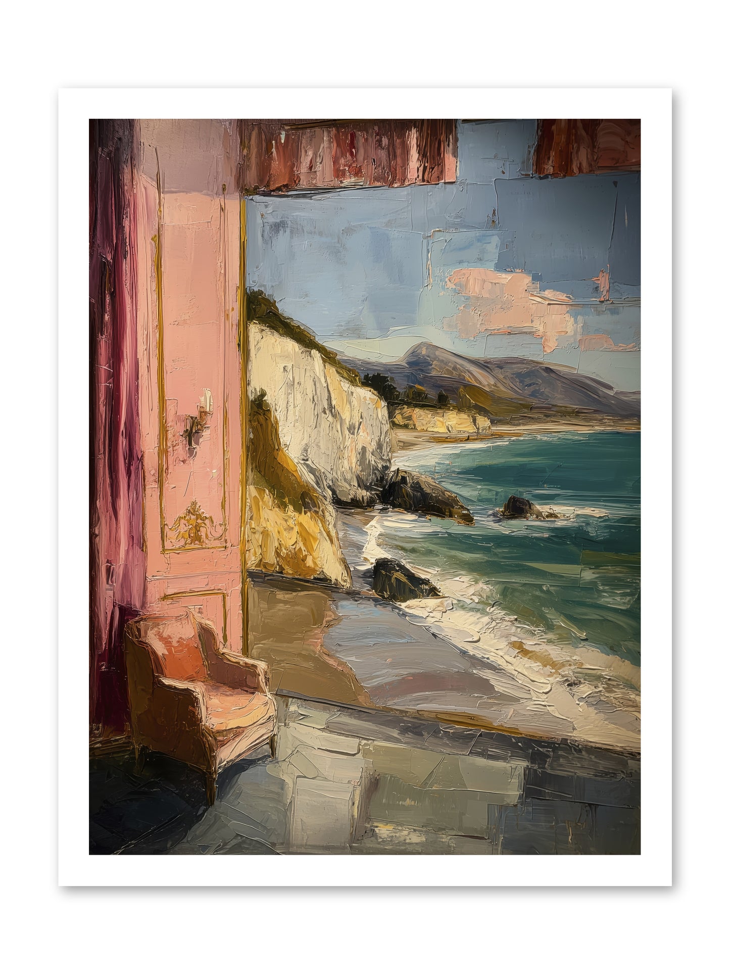 Under Jasmine Skies -- Loose Canvas Print 18x24