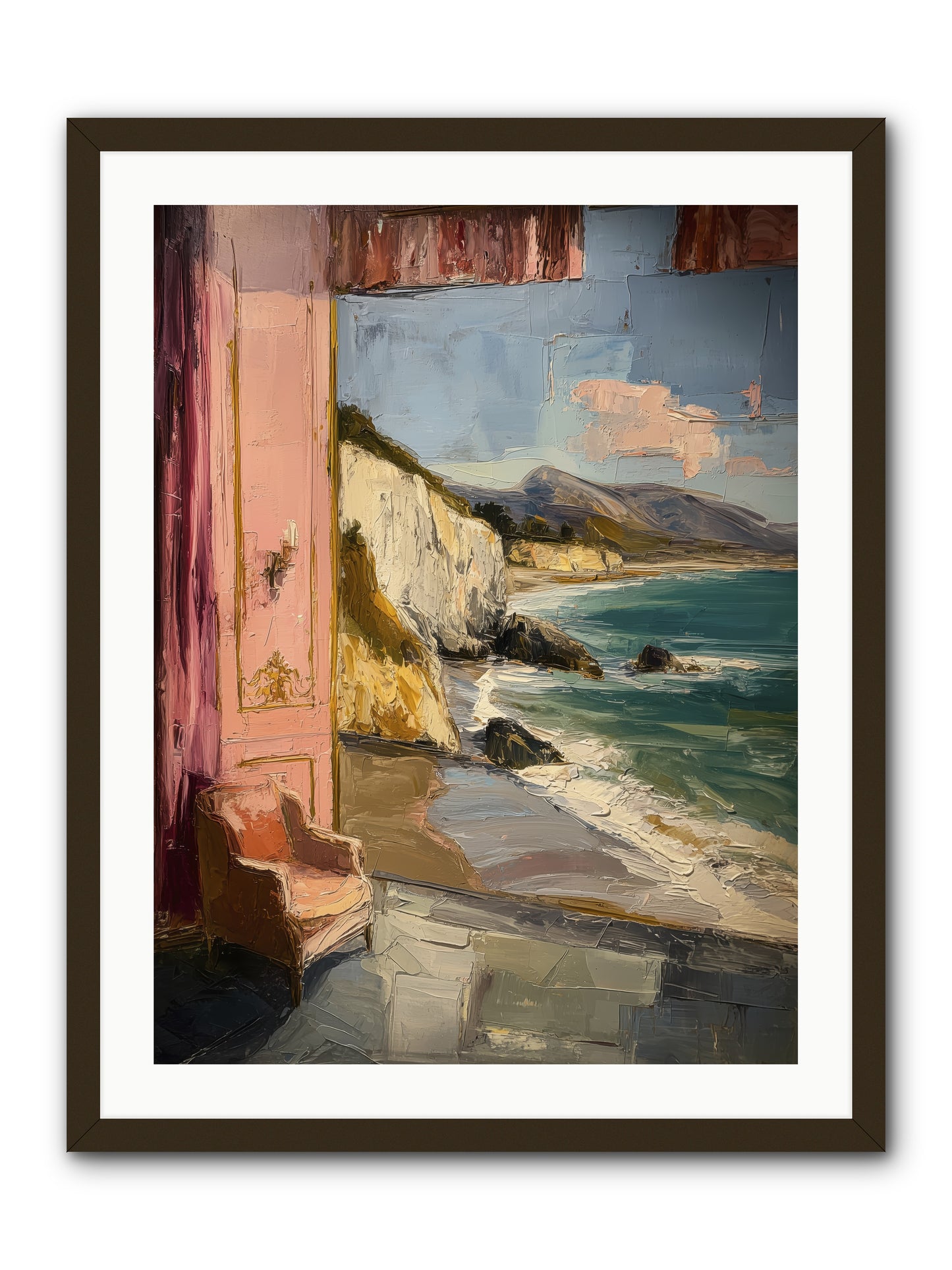 Under Jasmine Skies -- Framed Print - Black 24x32