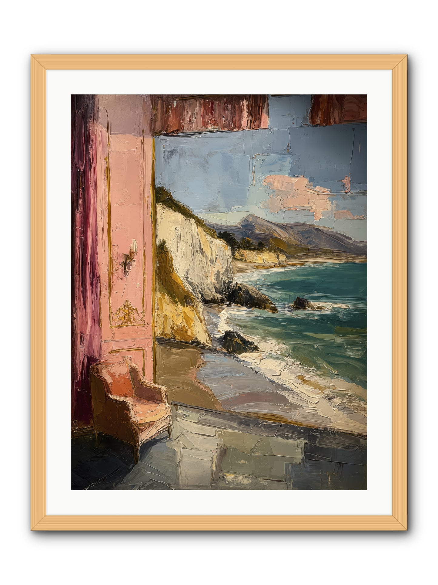 Under Jasmine Skies -- Framed Print - Natural 24x32