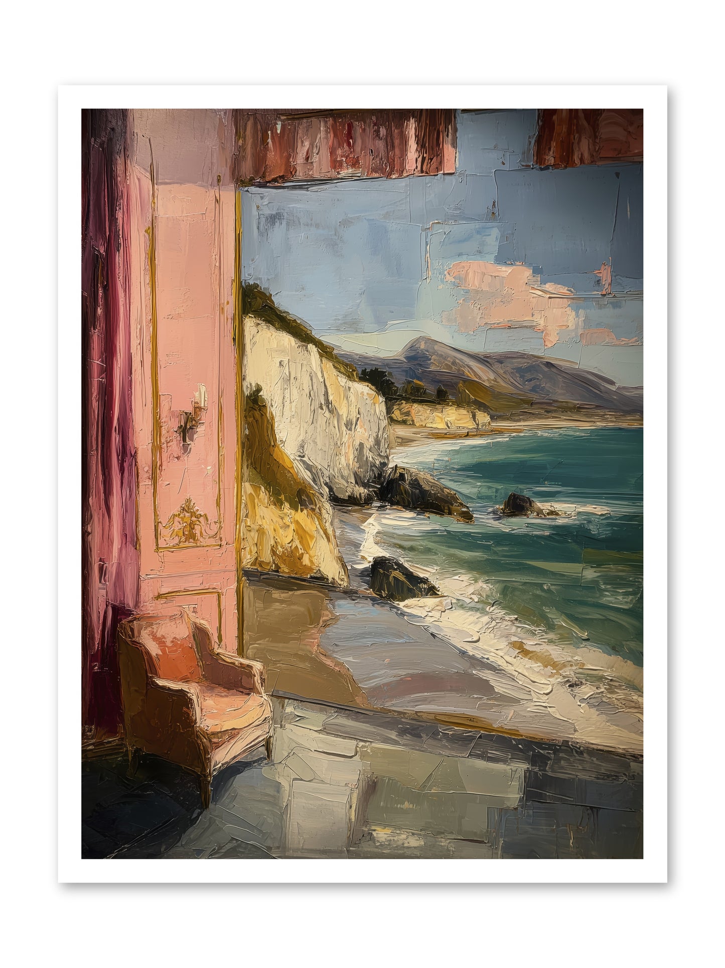 Under Jasmine Skies -- Loose Canvas Print 24x32