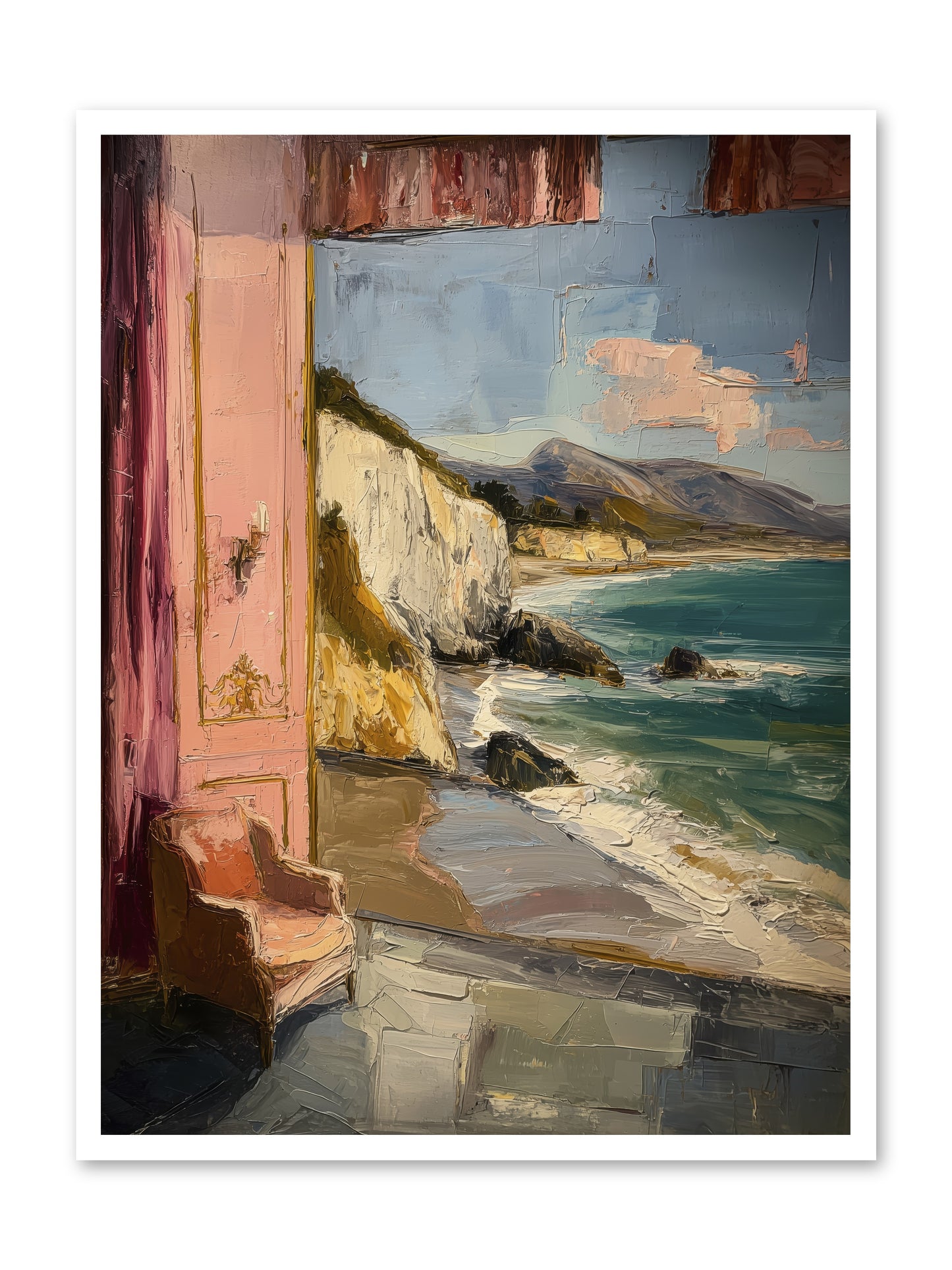 Under Jasmine Skies -- Loose Canvas Print 30x40