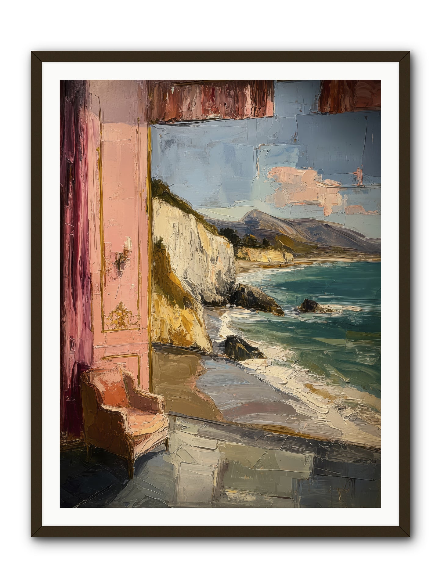 Under Jasmine Skies -- Framed Print - Black 36x48