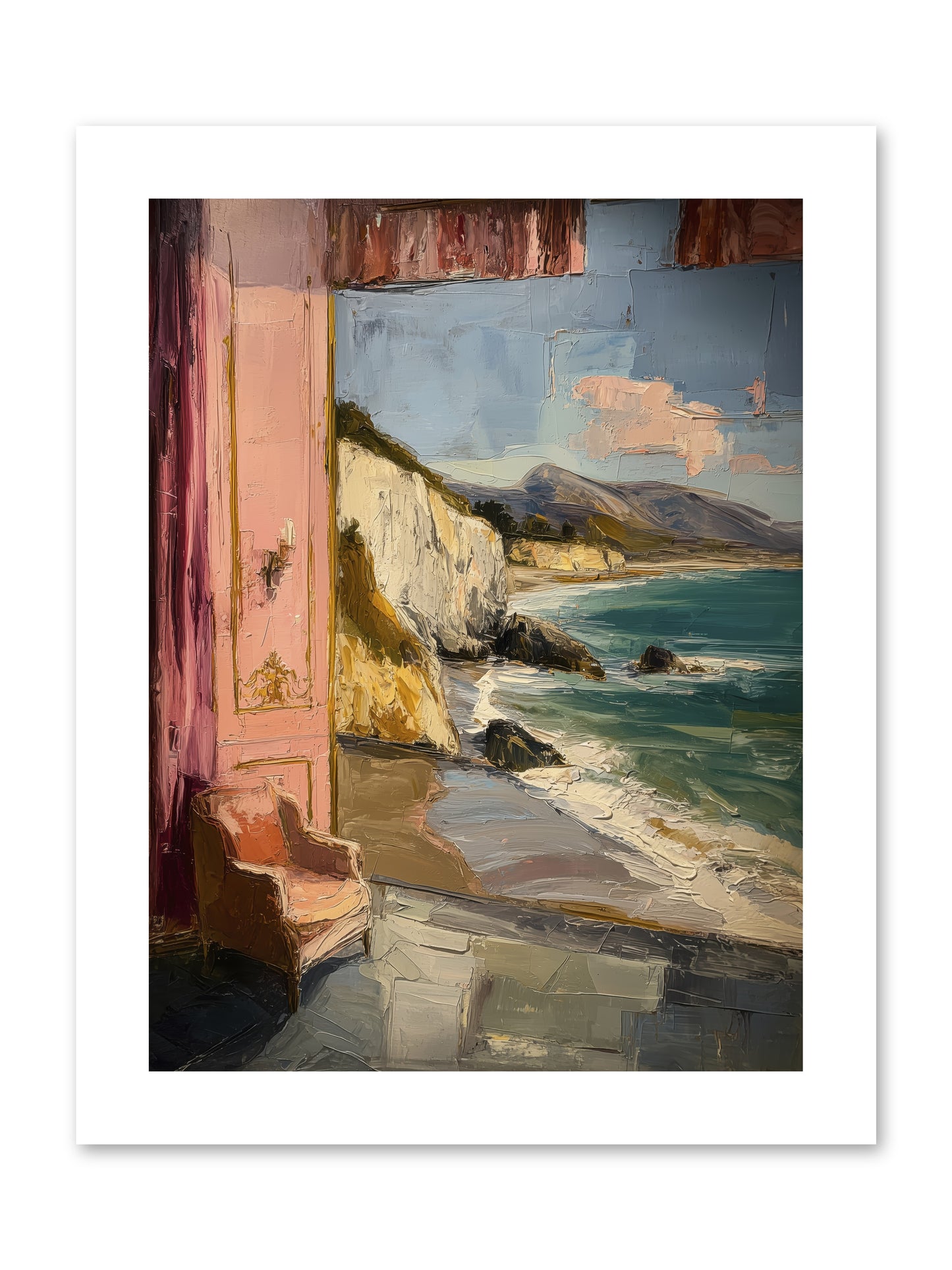 Under Jasmine Skies -- Loose Canvas Print 9x12