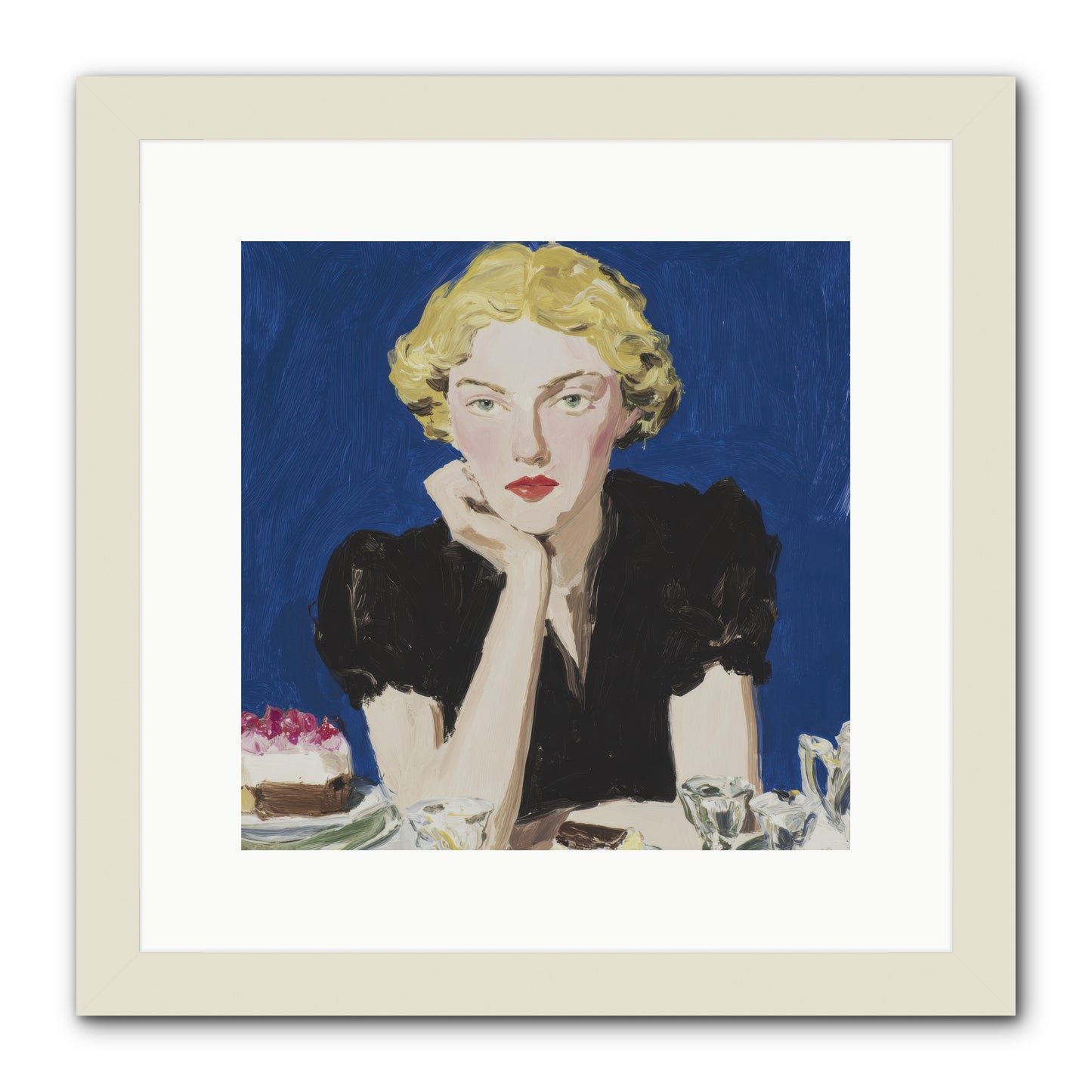 Under Open Skies -- Framed Print - White 12x12