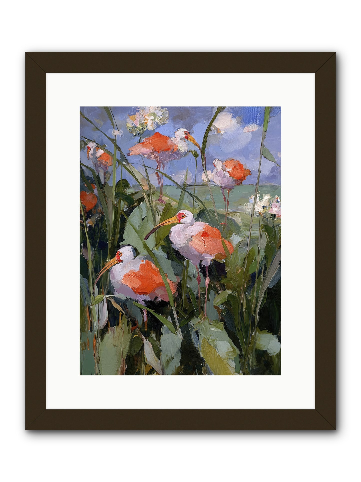 Under Open Skies -- Framed Print - Black 12x16