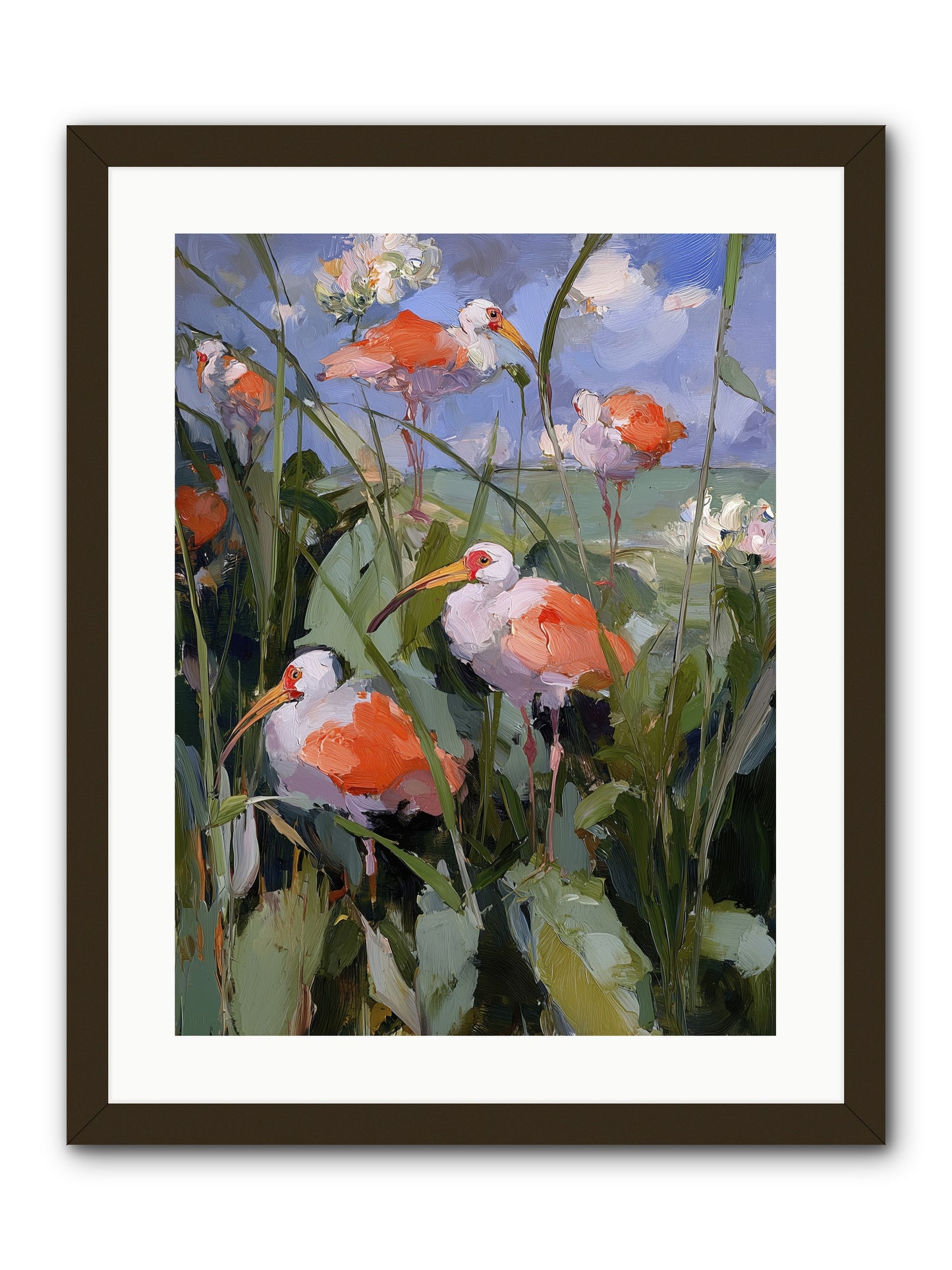Under Open Skies -- Framed Print - Black 18x24