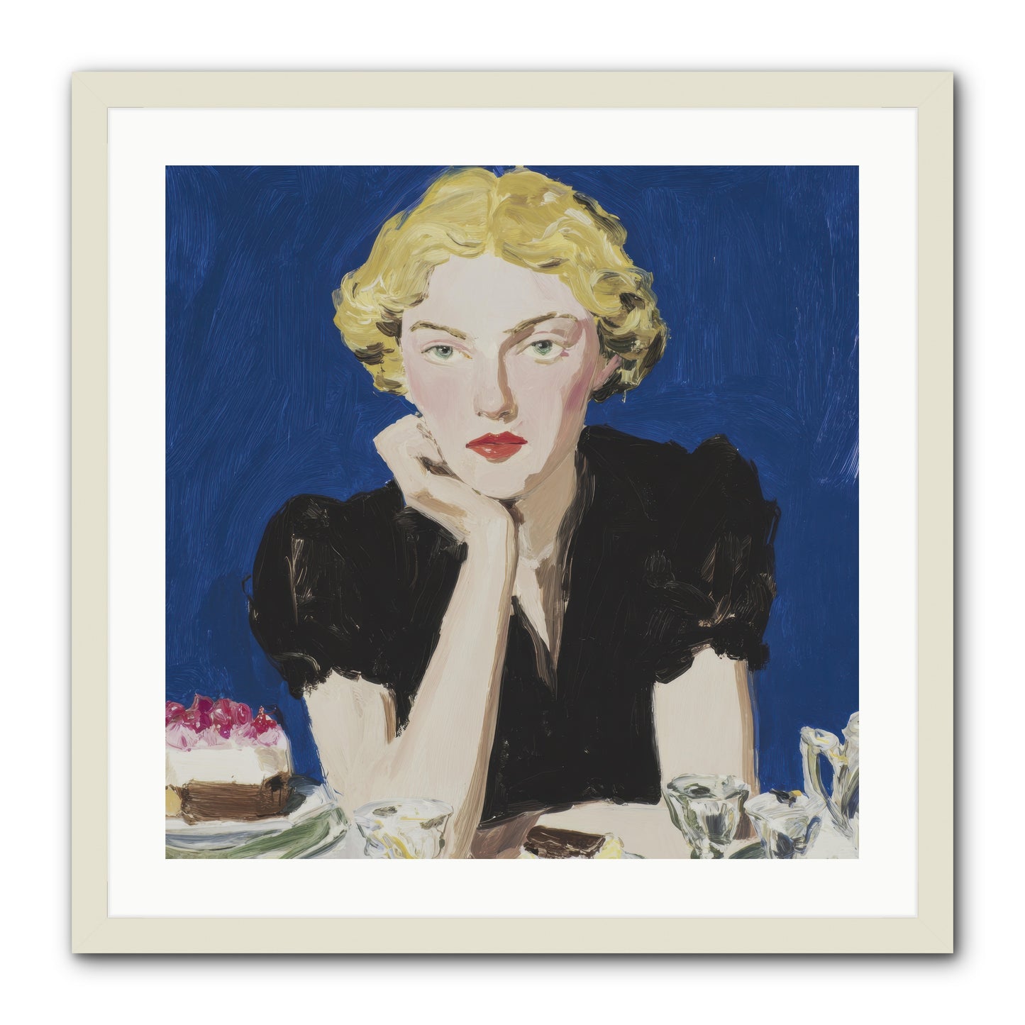 Under Open Skies -- Framed Print - White 24x24