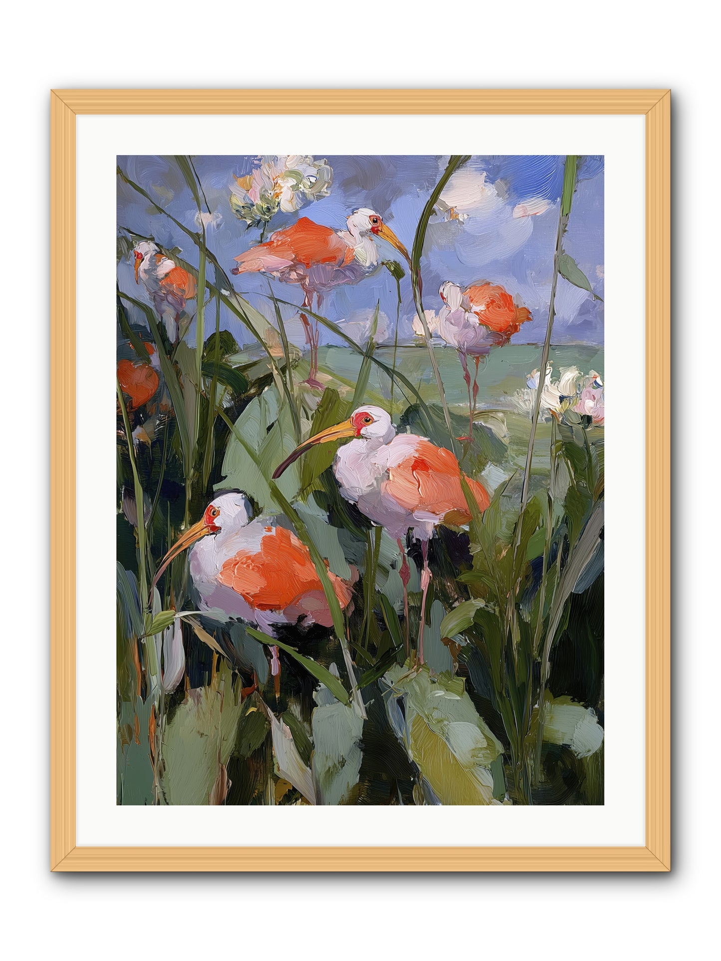 Under Open Skies -- Framed Print - Natural 24x32