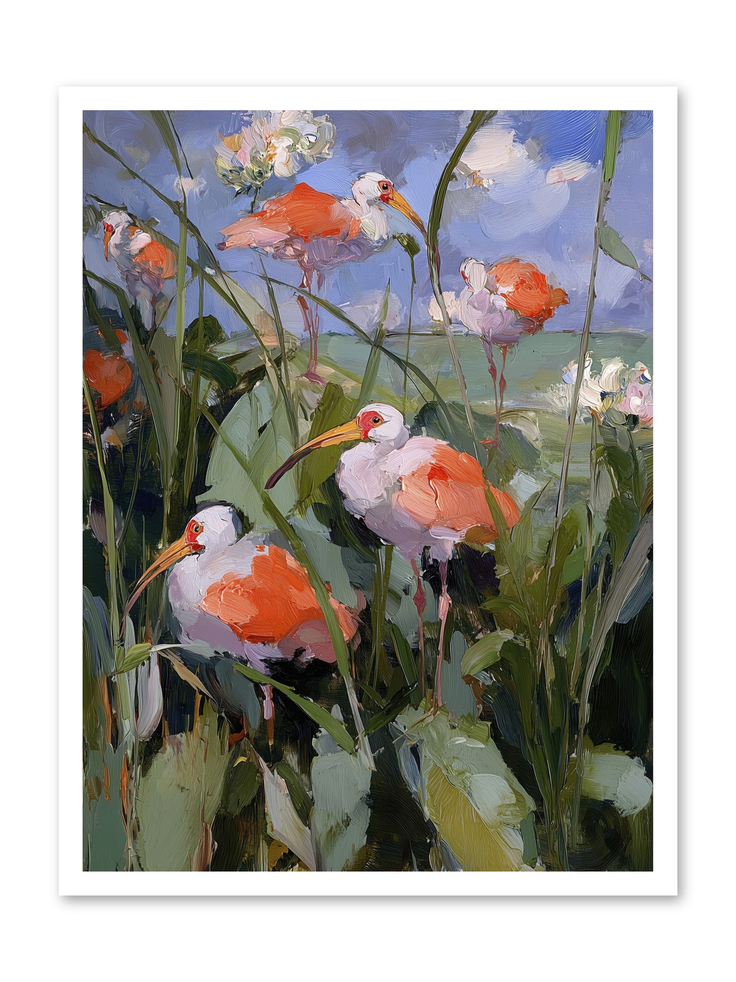 Under Open Skies -- Loose Canvas Print 24x32