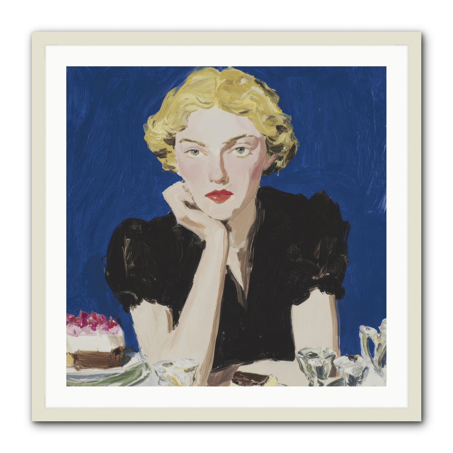 Under Open Skies -- Framed Print - White 30x30