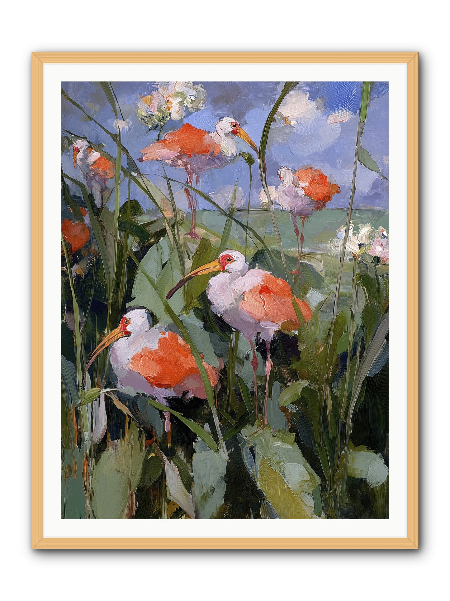 Under Open Skies -- Framed Print - Natural 36x48