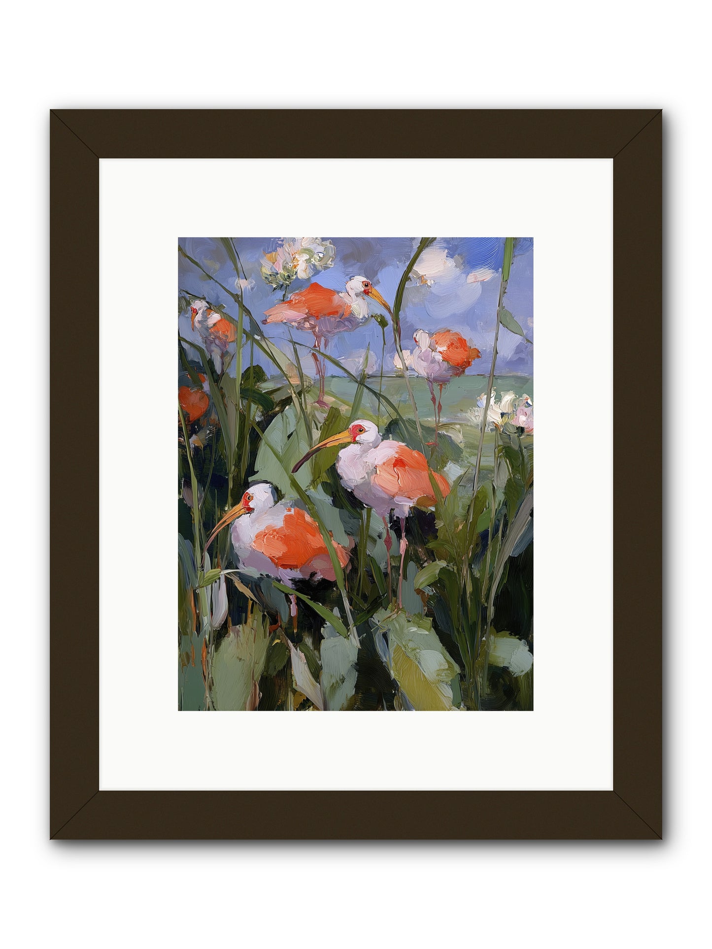Under Open Skies -- Framed Print - Black 9x12