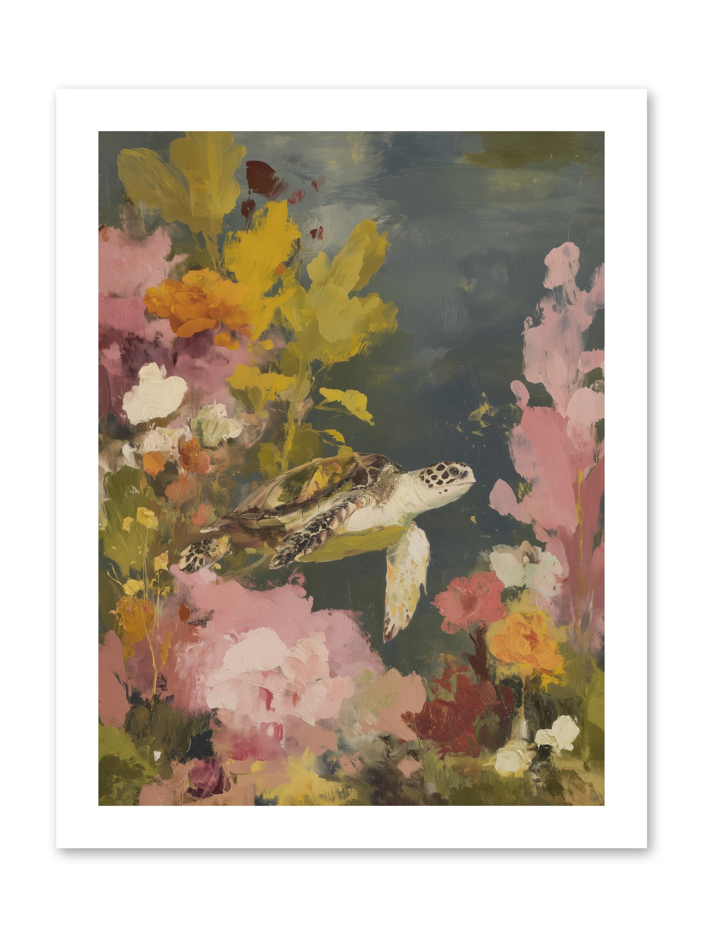 Underwater Eden -- Paper Print 12x16