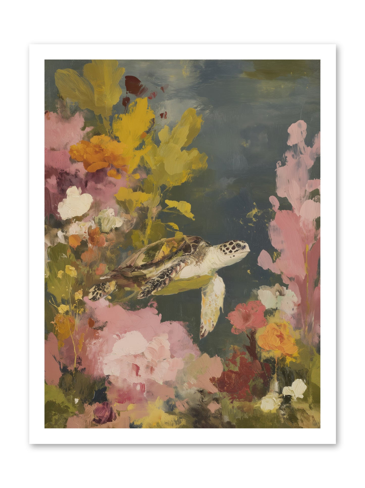 Underwater Eden -- Loose Canvas Print 18x24