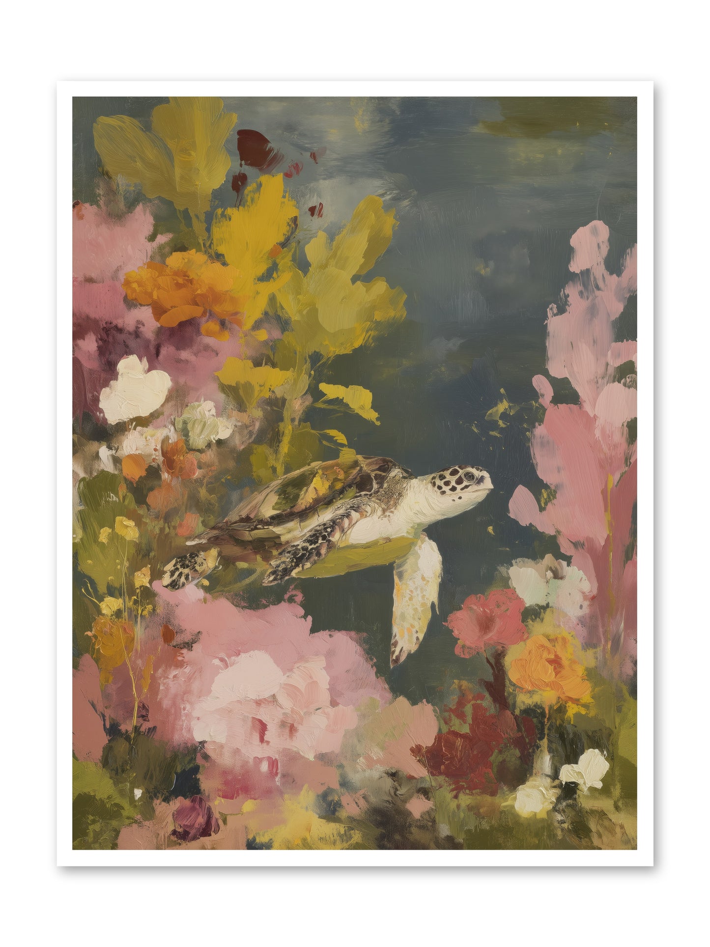 Underwater Eden -- Loose Canvas Print 36x48