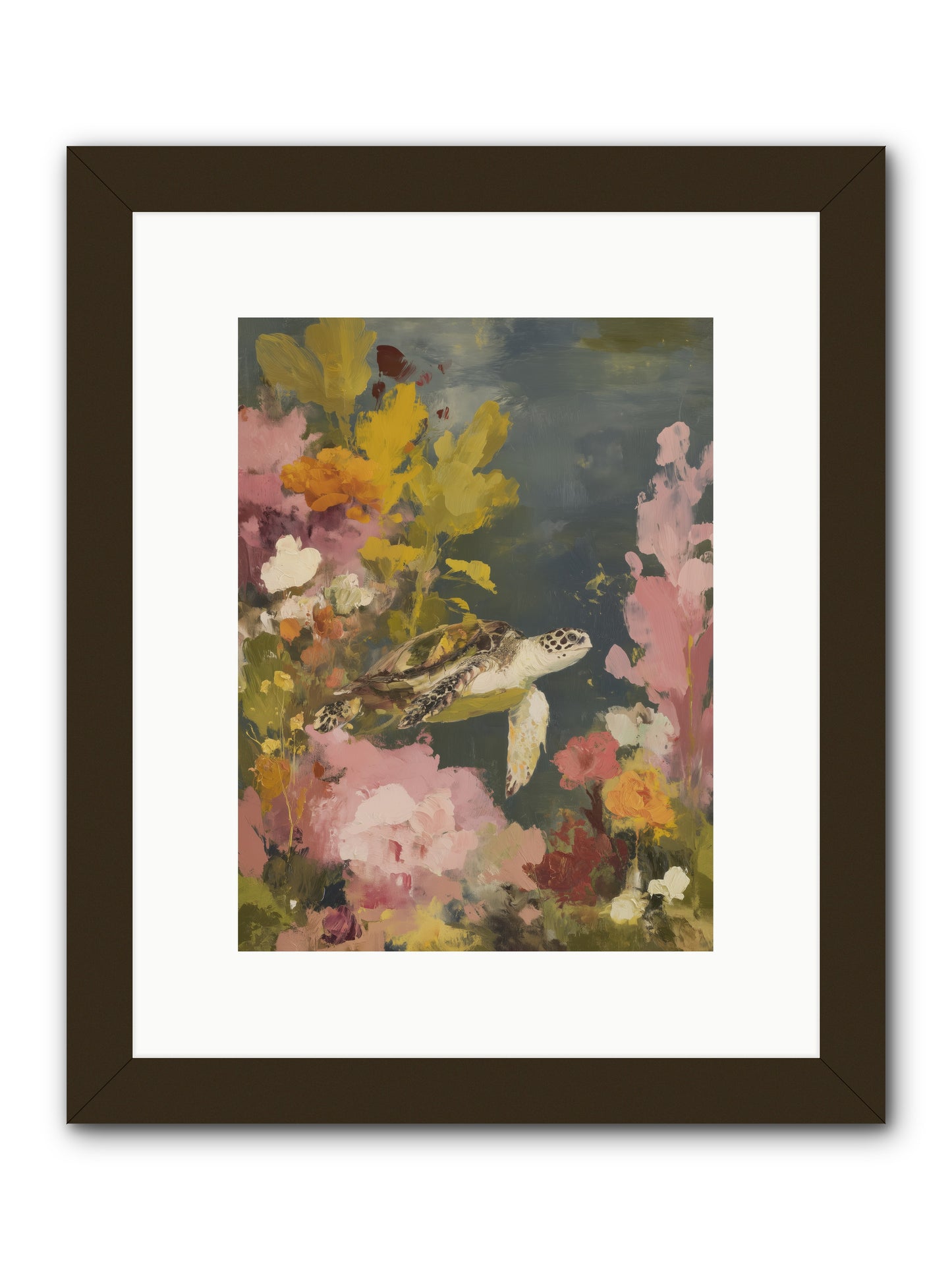 Underwater Eden -- Framed Print - Black 9x12