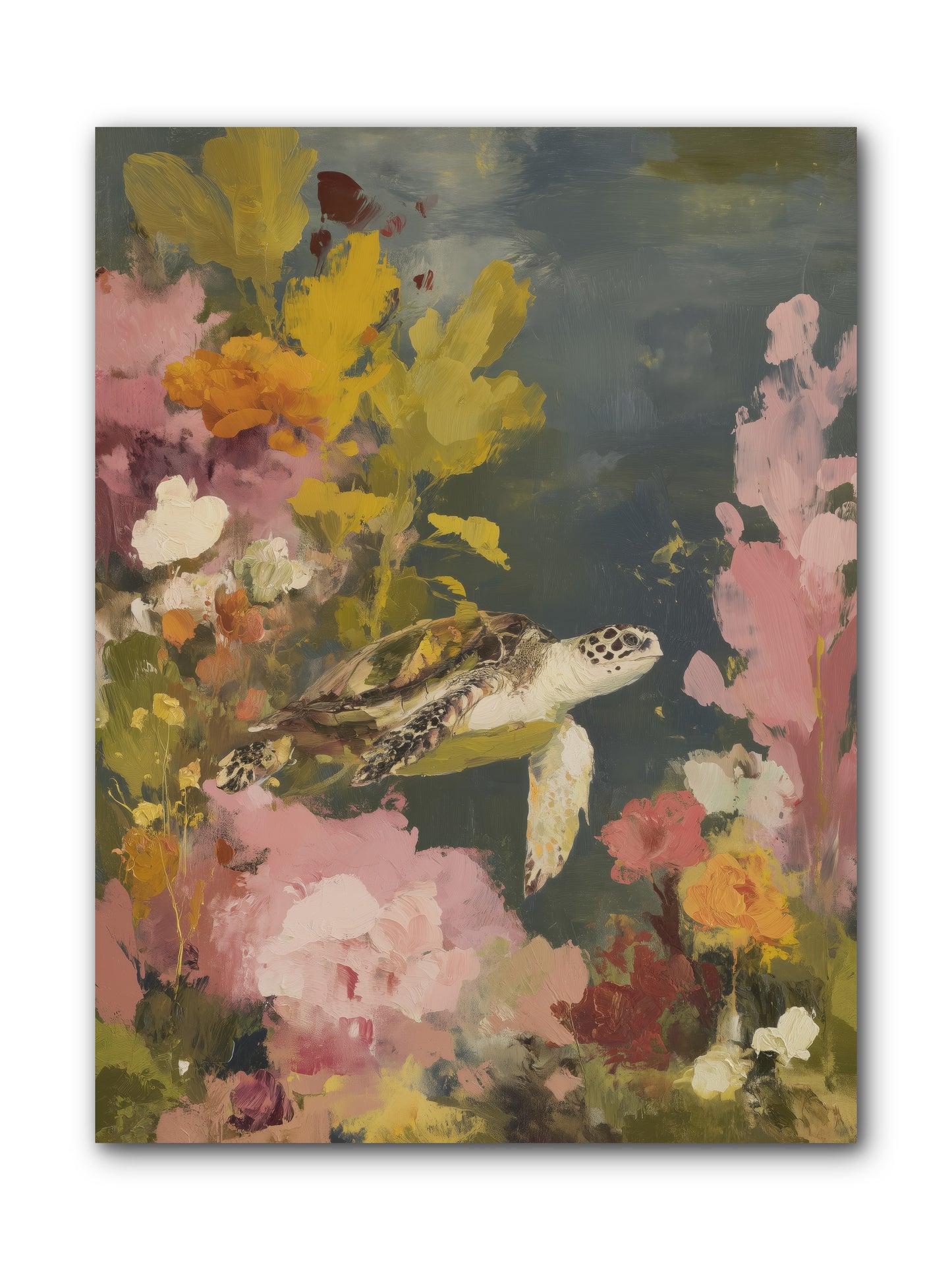 Underwater Eden -- Wrapped Canvas 9x12