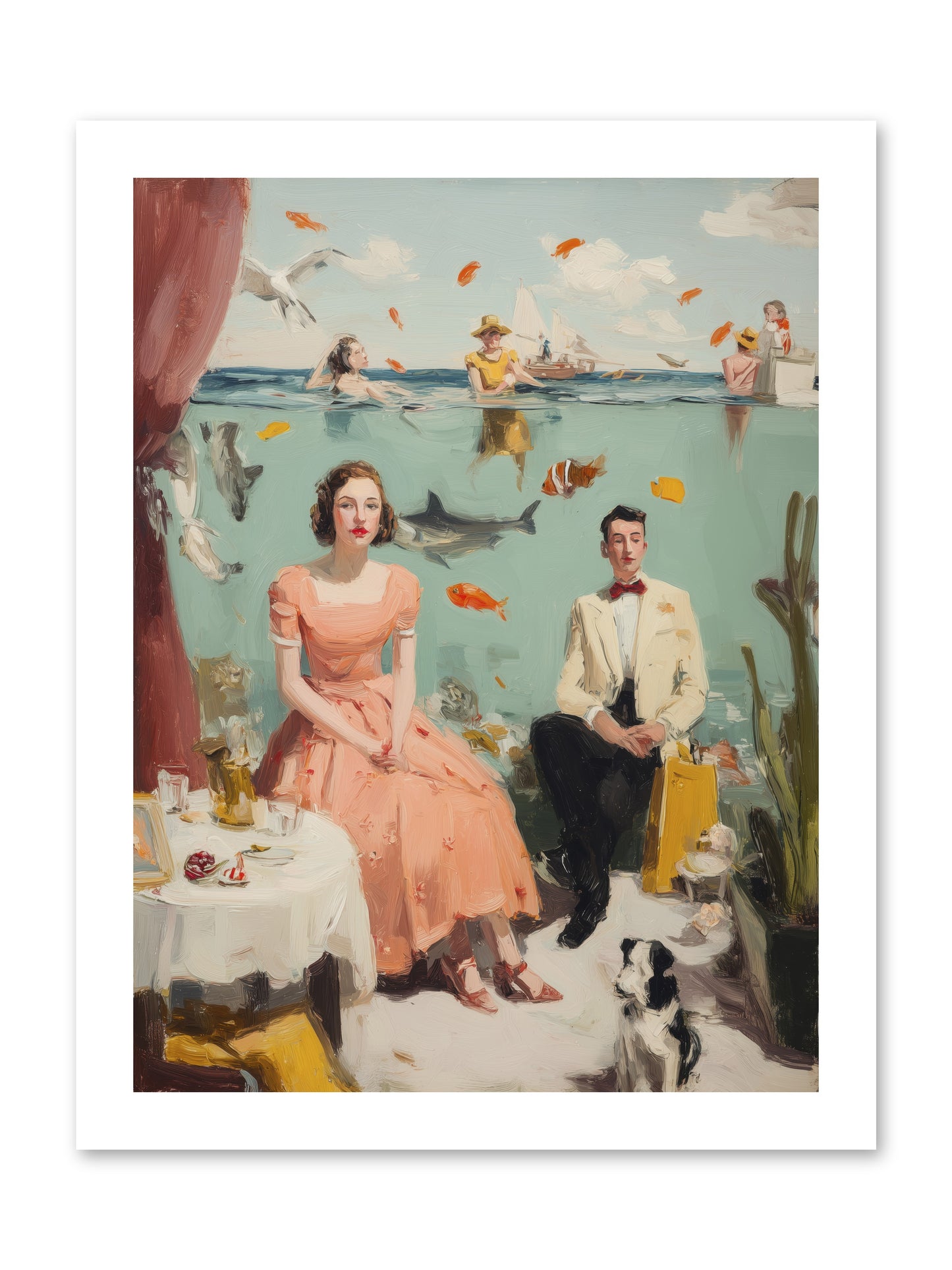 Underwater Revolution -- Paper Print 12x16