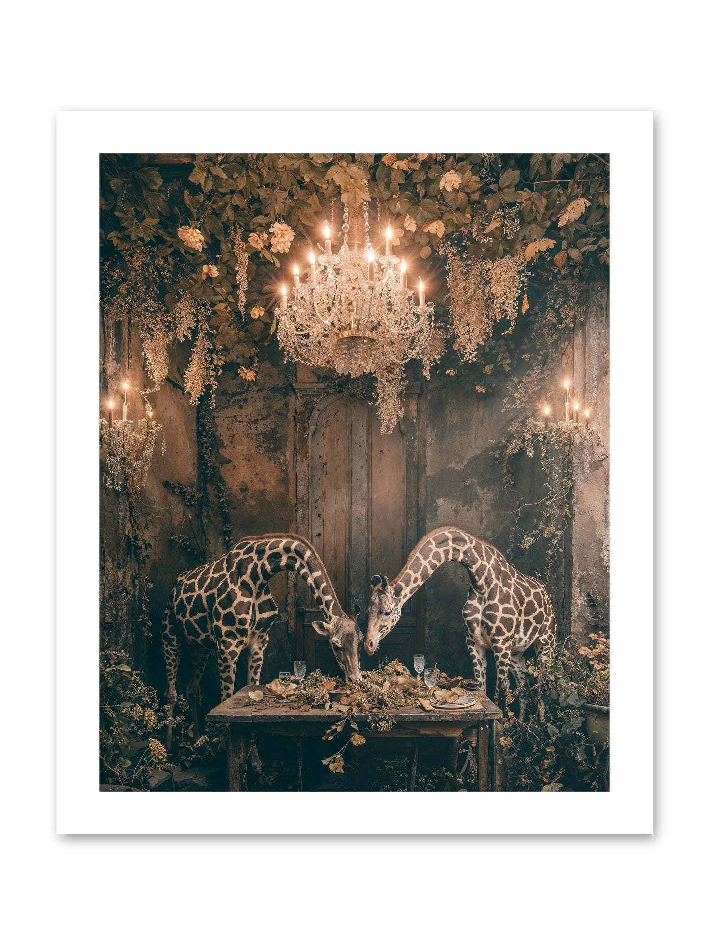 Une Soiree -- Paper Print 12x15