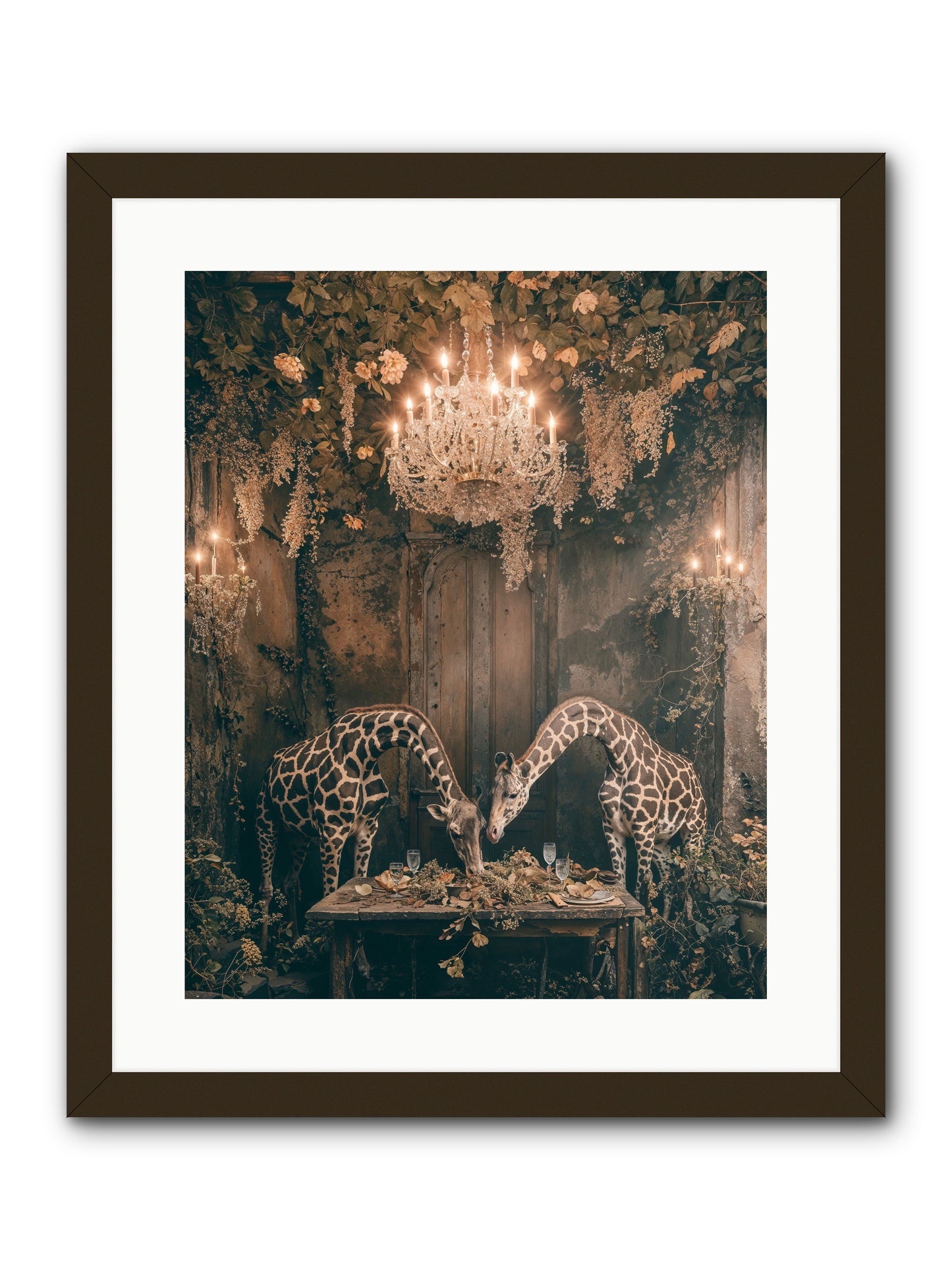 Une Soiree -- Framed Print - Black 16x20