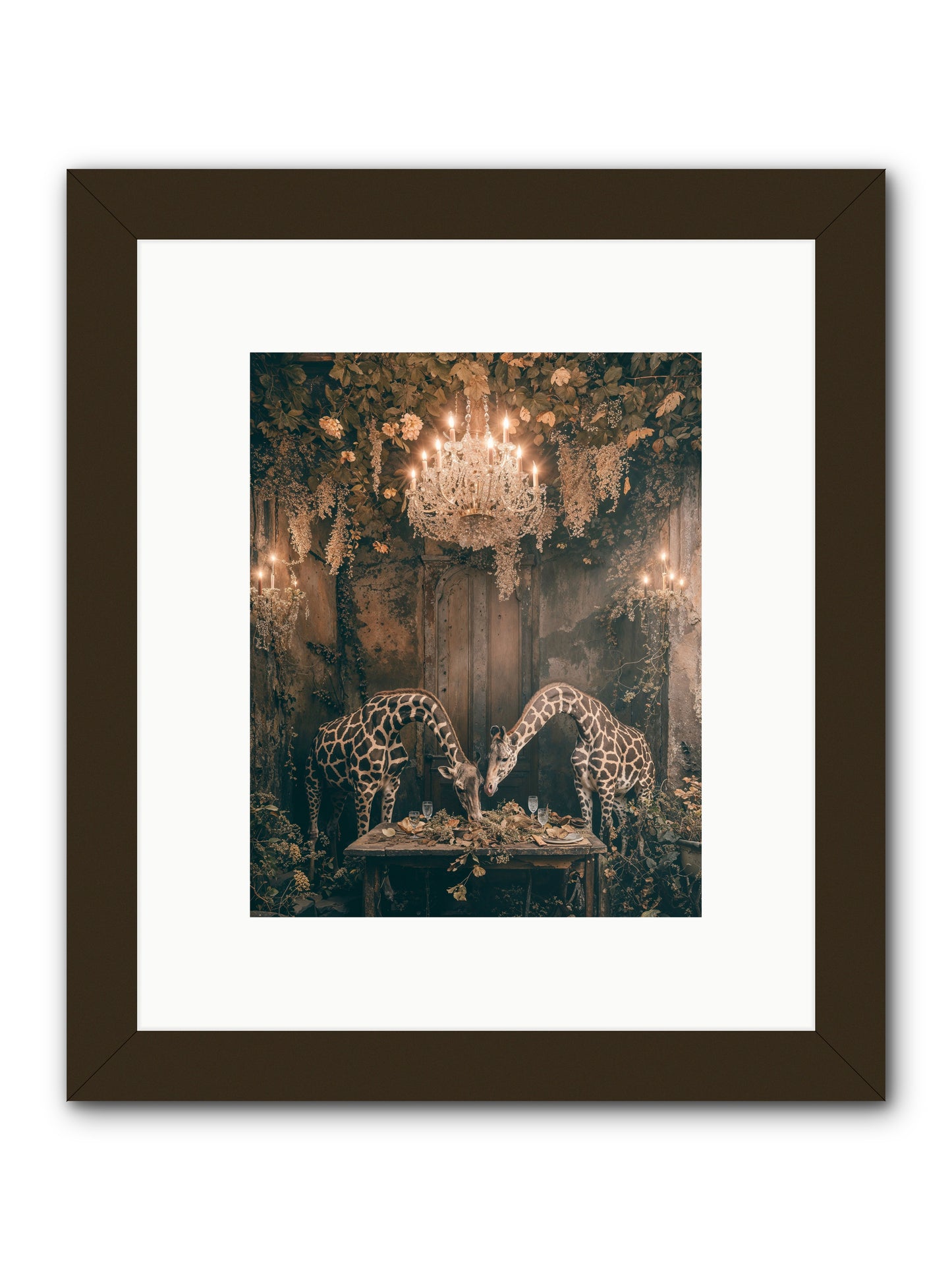 Une Soiree -- Framed Print - Black 8x10