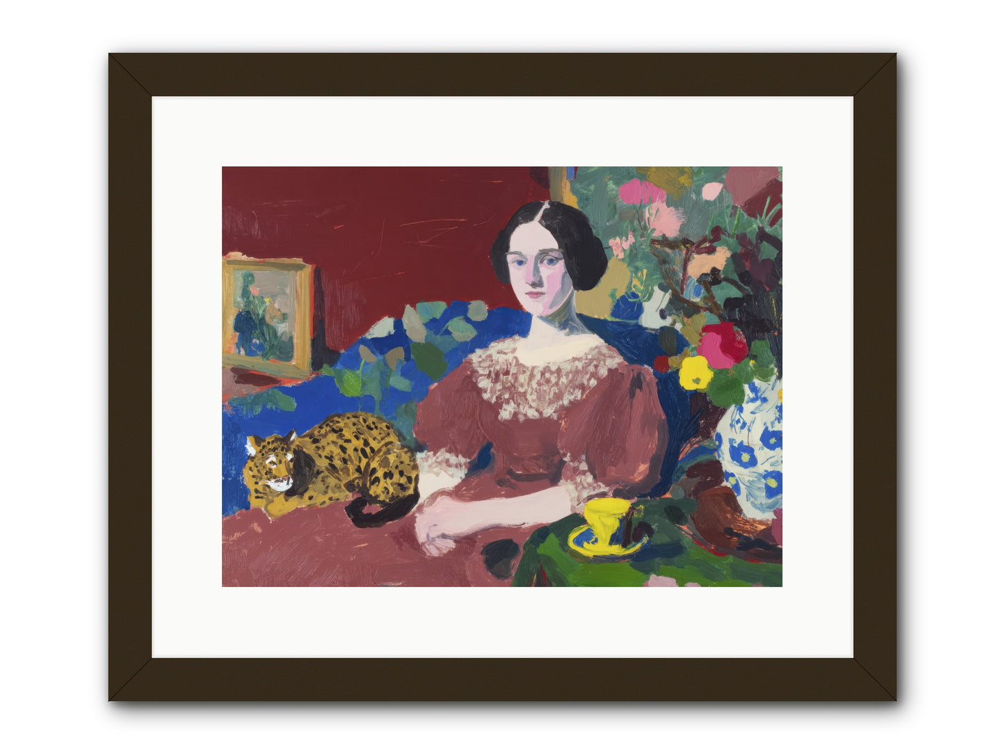 Unexpected Guest -- Framed Print - Black 16x12