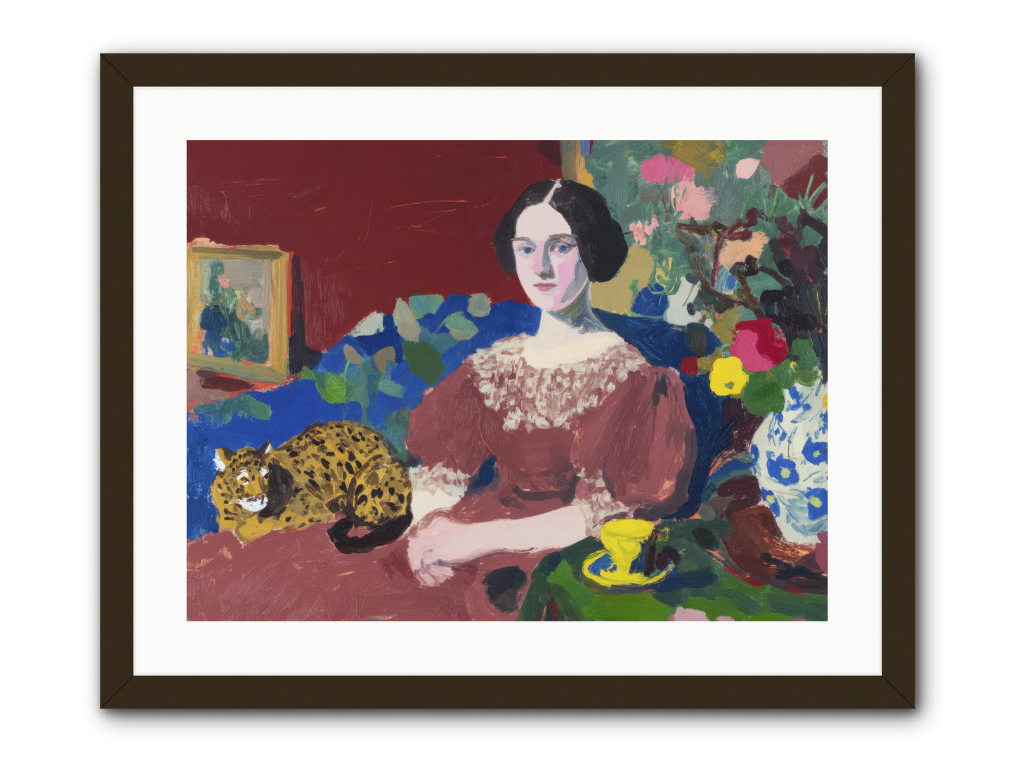 Unexpected Guest -- Framed Print - Black 24x18
