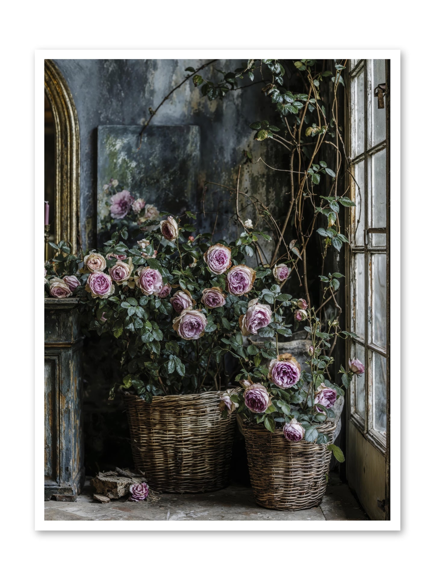 Unfinished Petal Symphony -- Loose Canvas Print 36x48