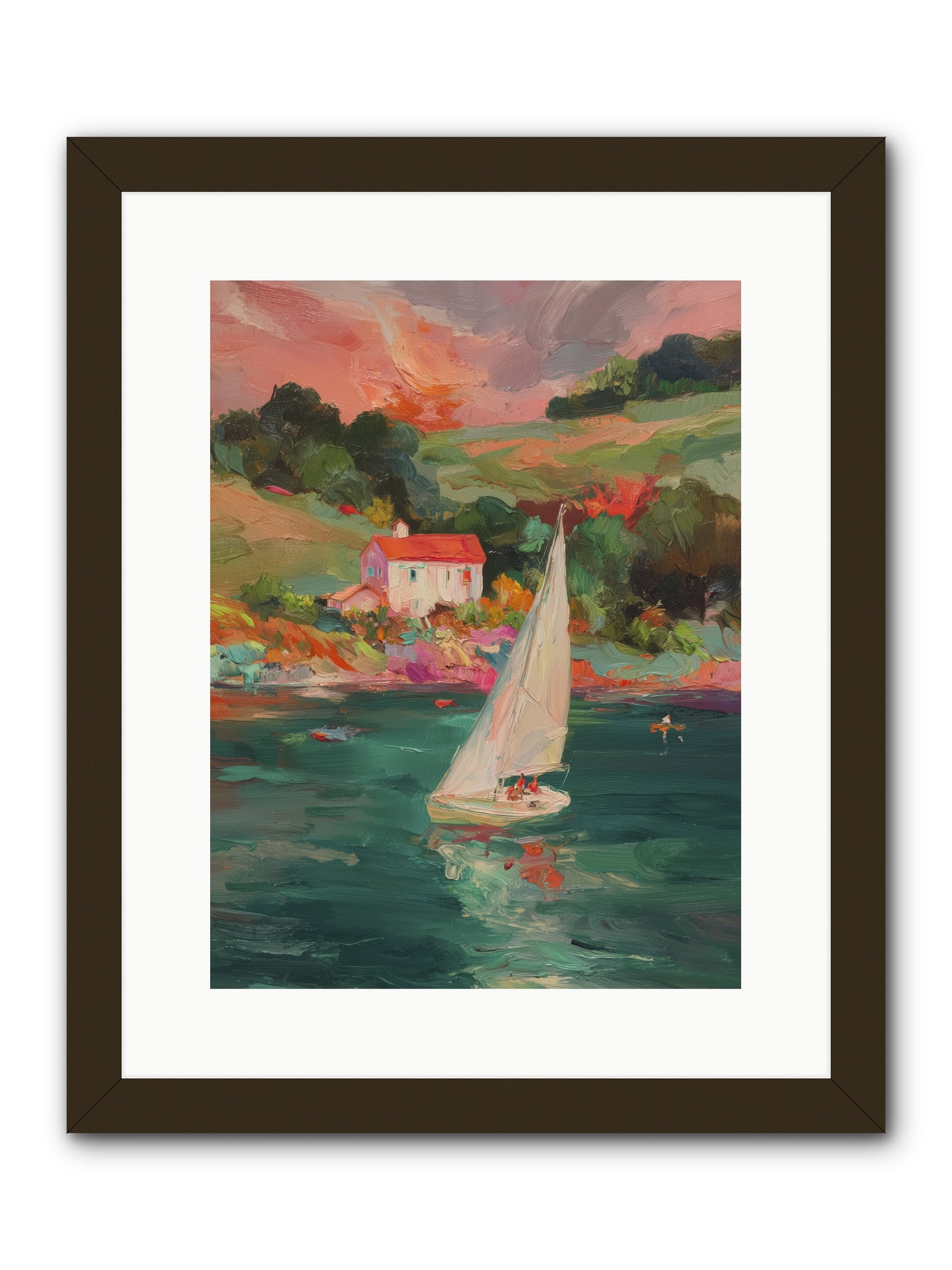Unhurried Journeys -- Framed Print - Black 12x16