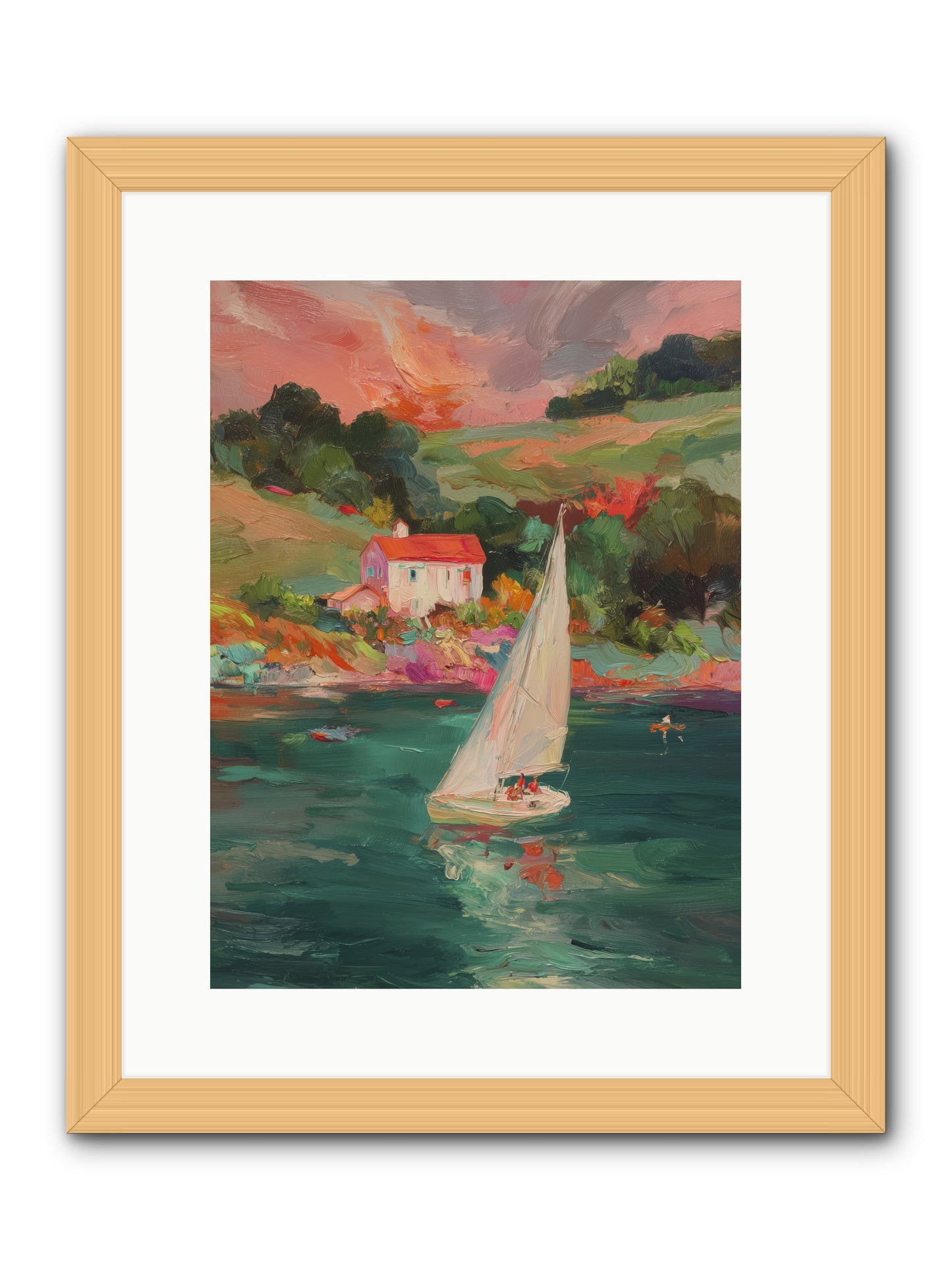 Unhurried Journeys -- Framed Print - Natural 12x16