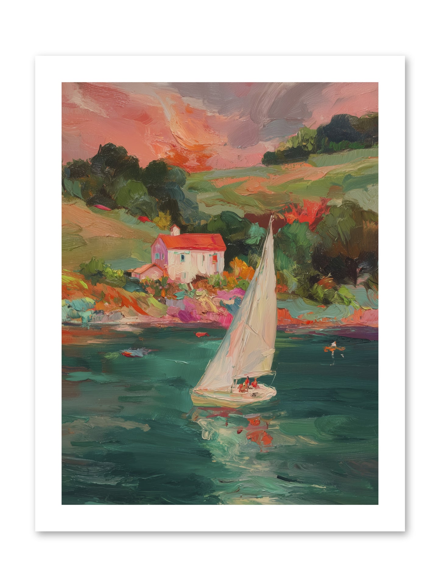 Unhurried Journeys -- Loose Canvas Print 12x16